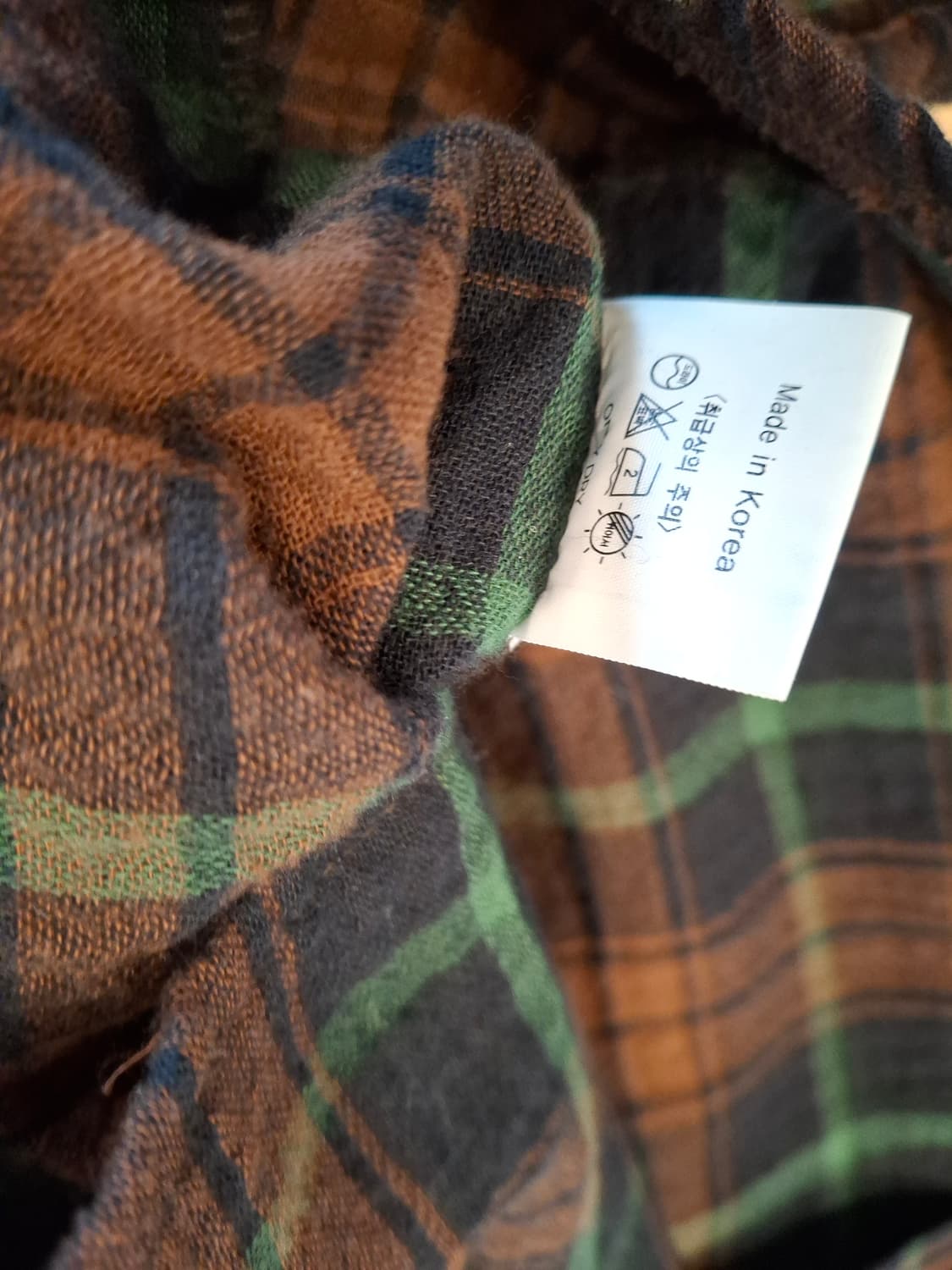 (마지막특가) 피그먼트 베스트 & 보리야 체크셔츠 새상품 상품이미지7