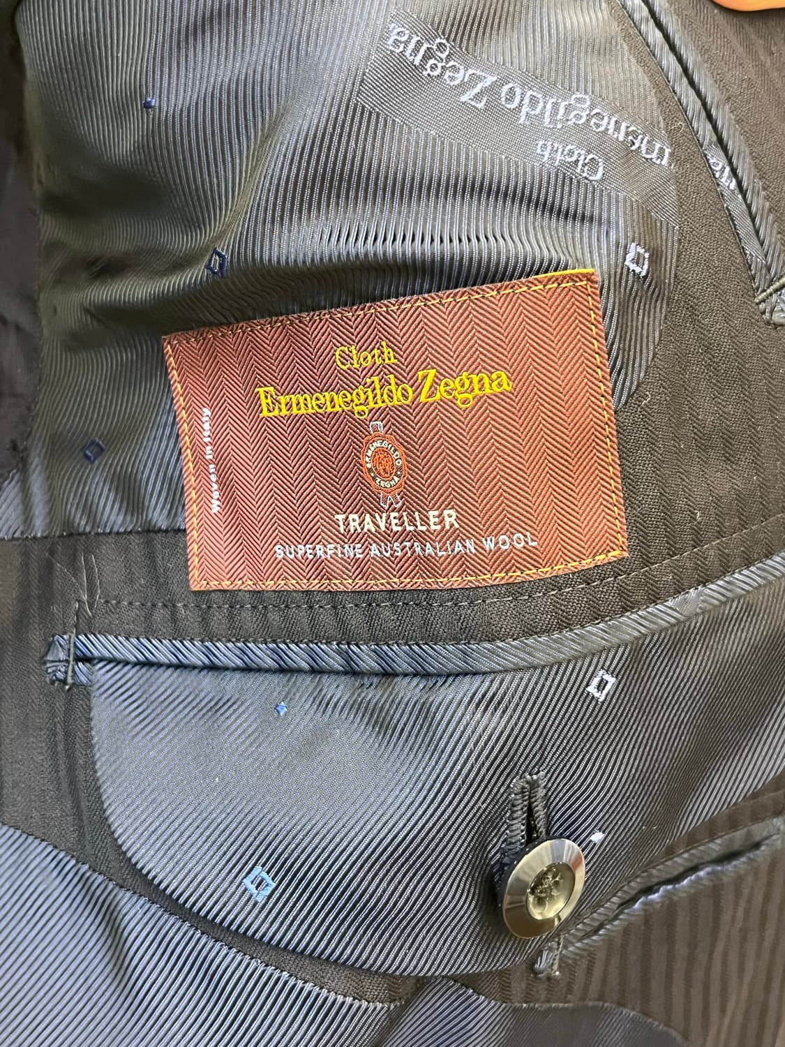 에르메네질도 제냐 스트라이프 울 테일러드 자켓 상품이미지8