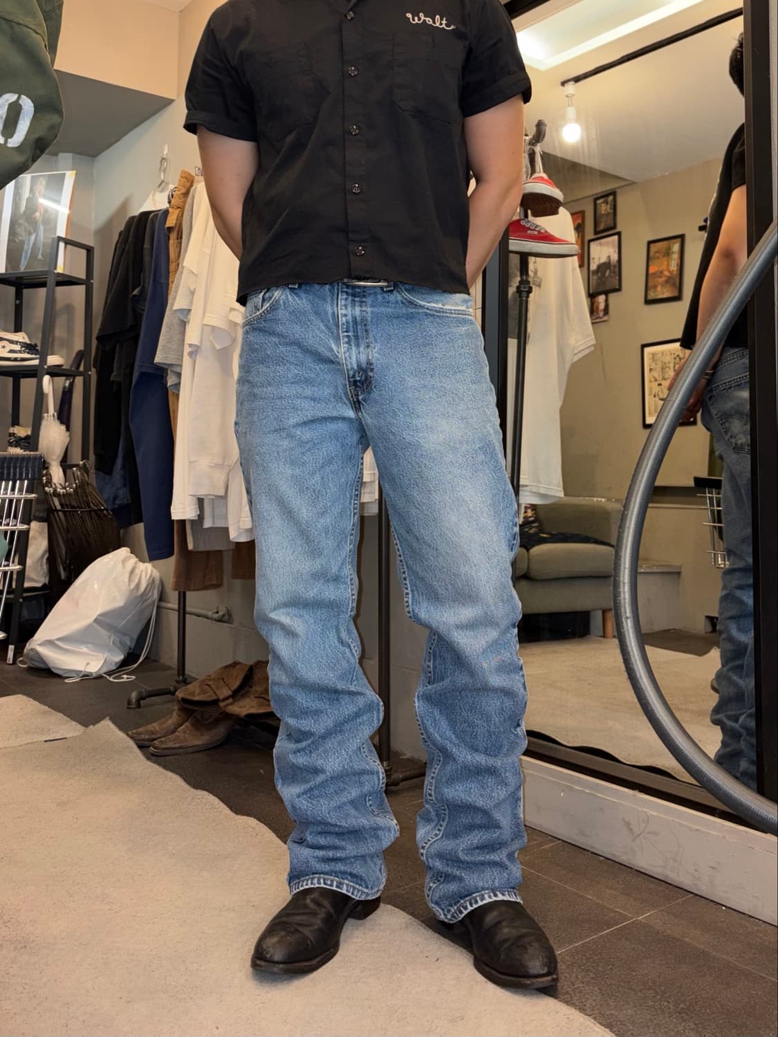 Early 00’s Levi’s 517 USA flare denim 상품이미지2