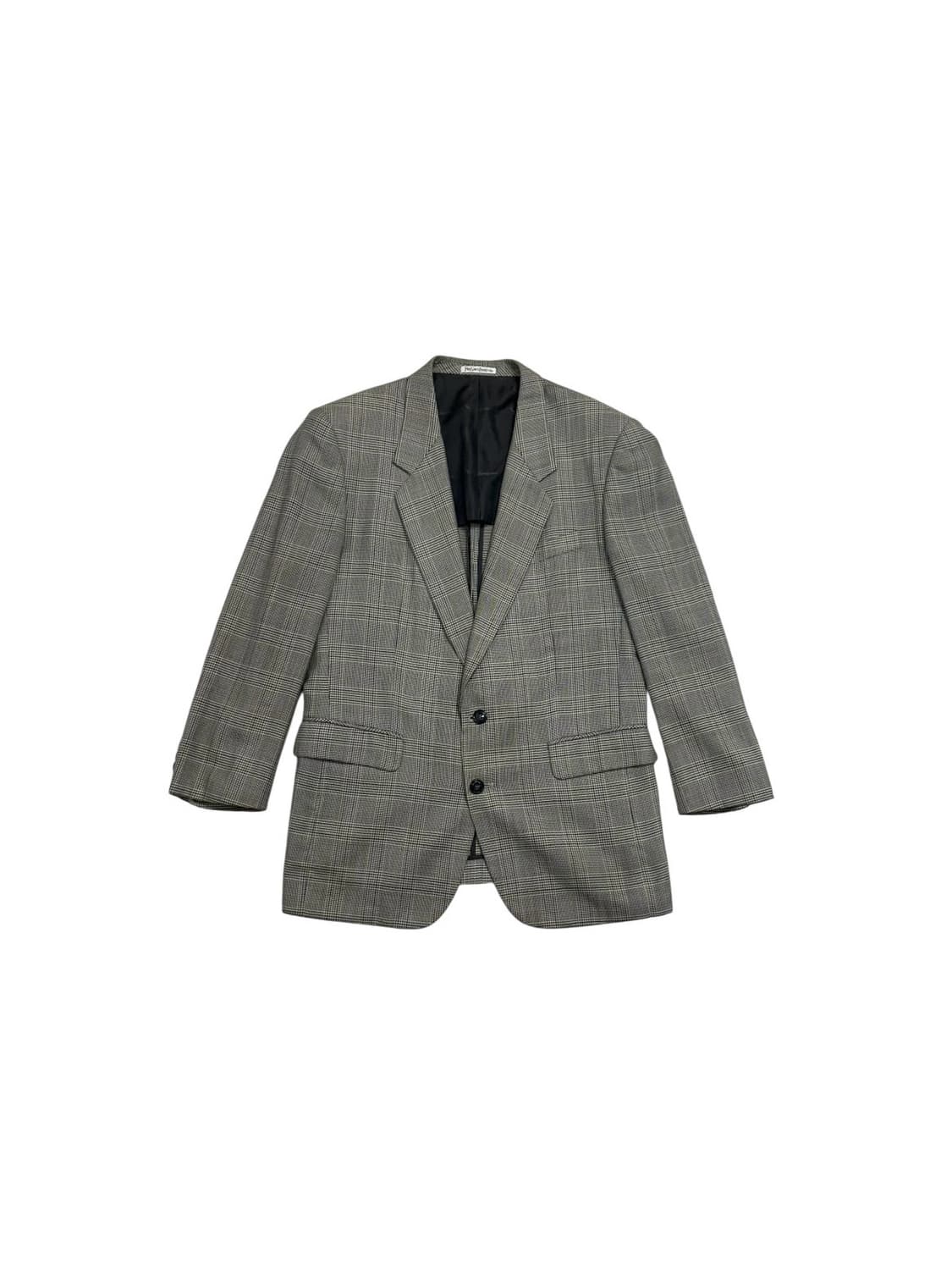 입생로랑 체크 자켓 상품이미지1