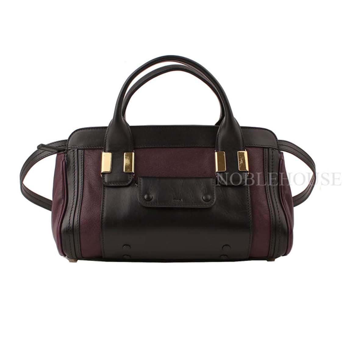 끌로에 퍼플&블랙 리틀앨리스 토트겸 숄더백 상품이미지1