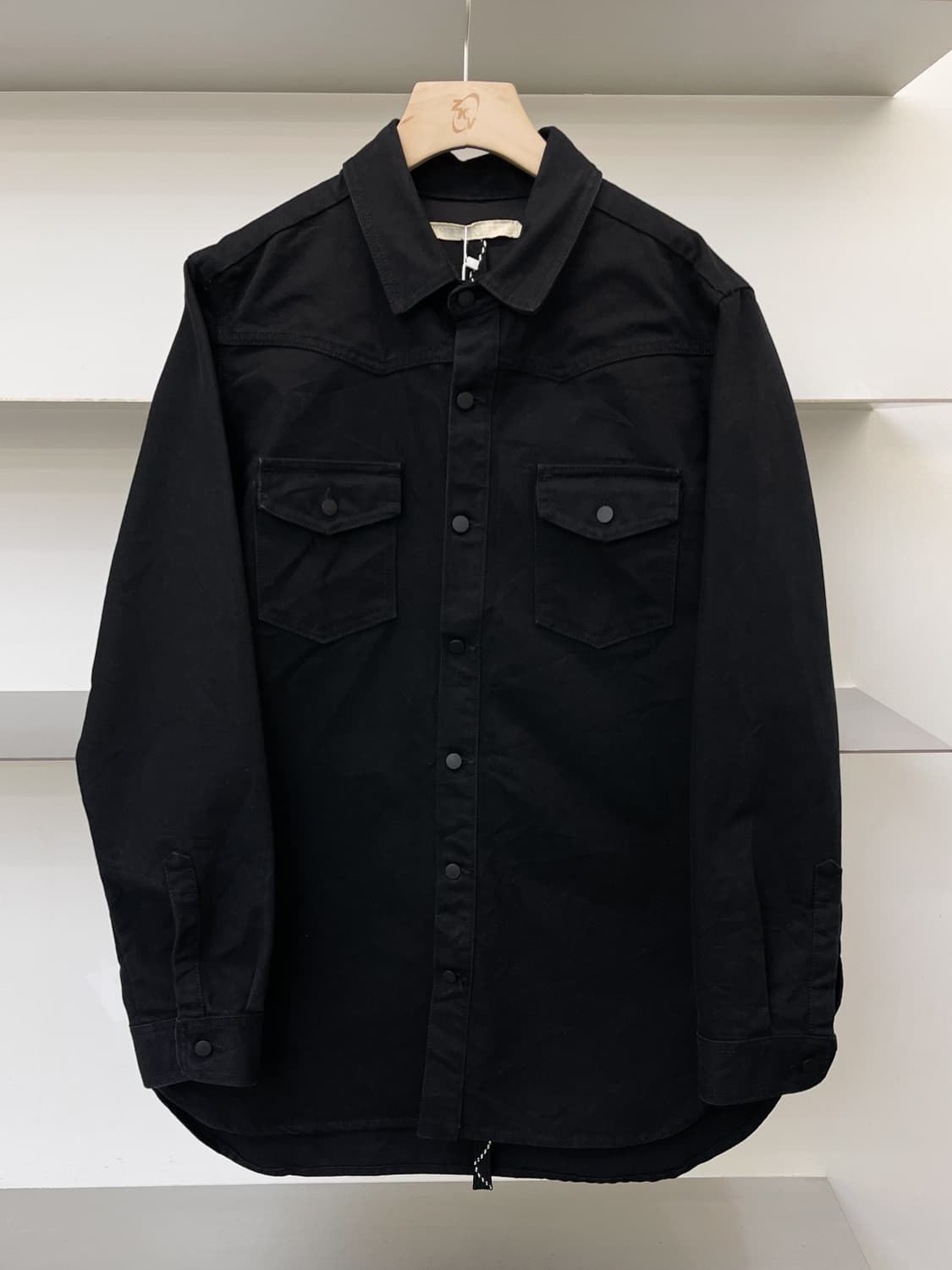 오프화이트 14ss 애로우 프린티드 데님 셔츠 상품이미지4