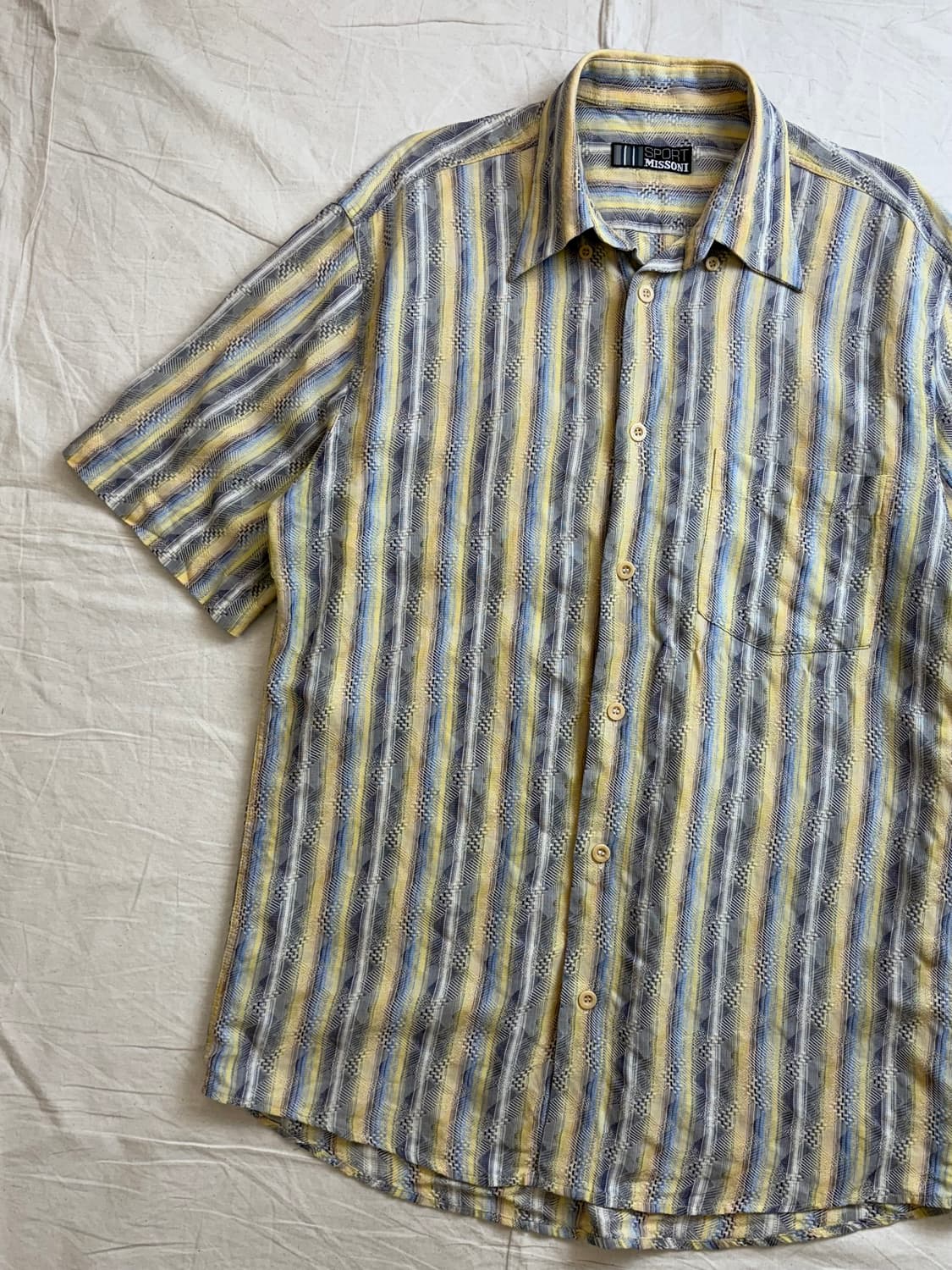 미쏘니 90s 빈티지 패턴 반팔셔츠 상품이미지4