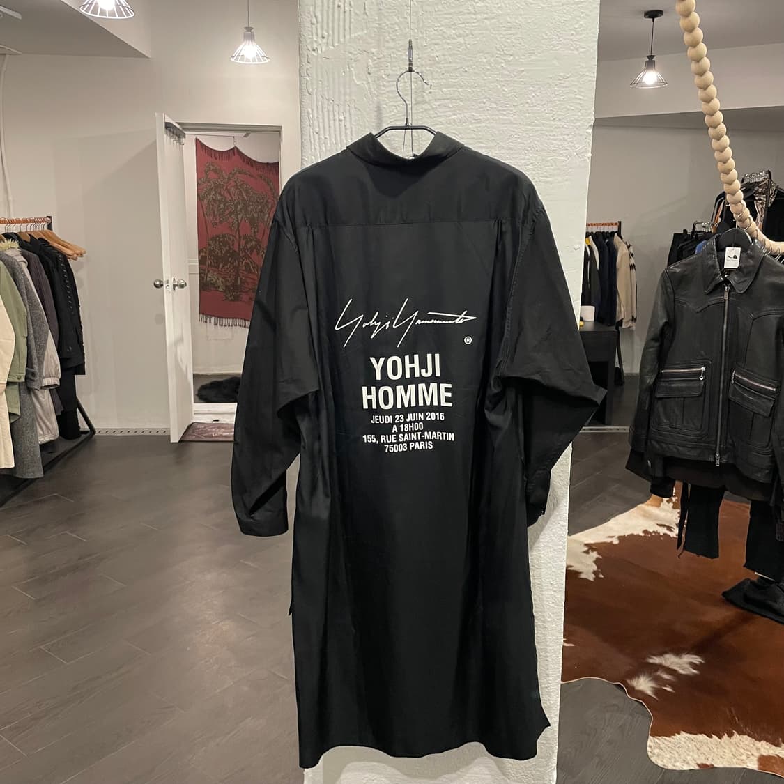 요지야마모토 푸르옴므 스태프 셔츠 상품이미지1