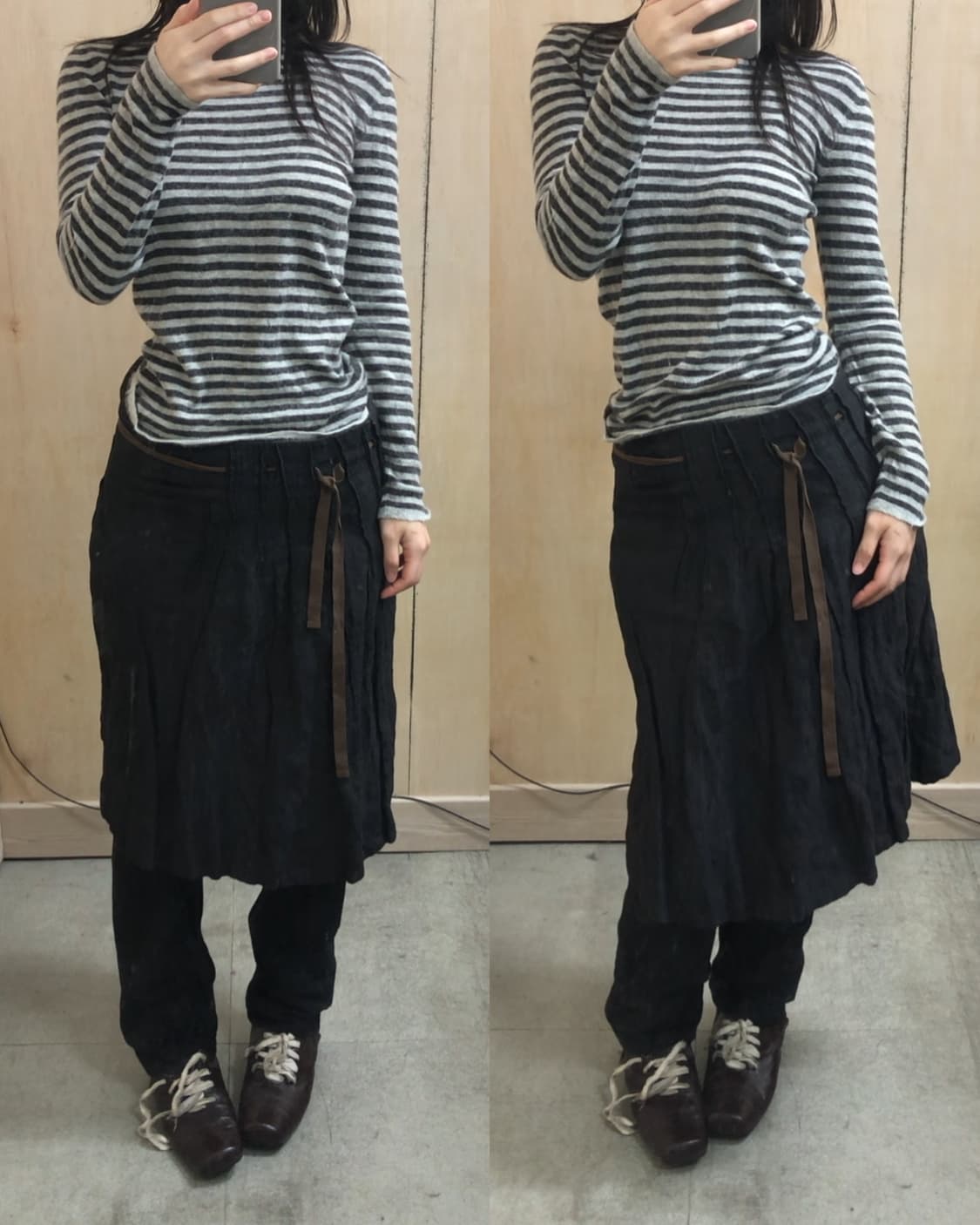 [직수입] 빈티지 fongi 미디 스커트 상품이미지2