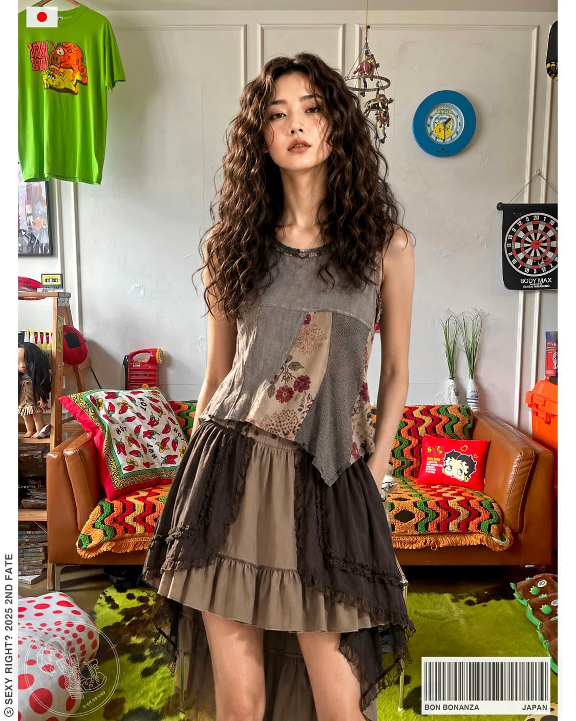 bon bonanza Unbalance Ethnic Sleeveless 상품이미지1