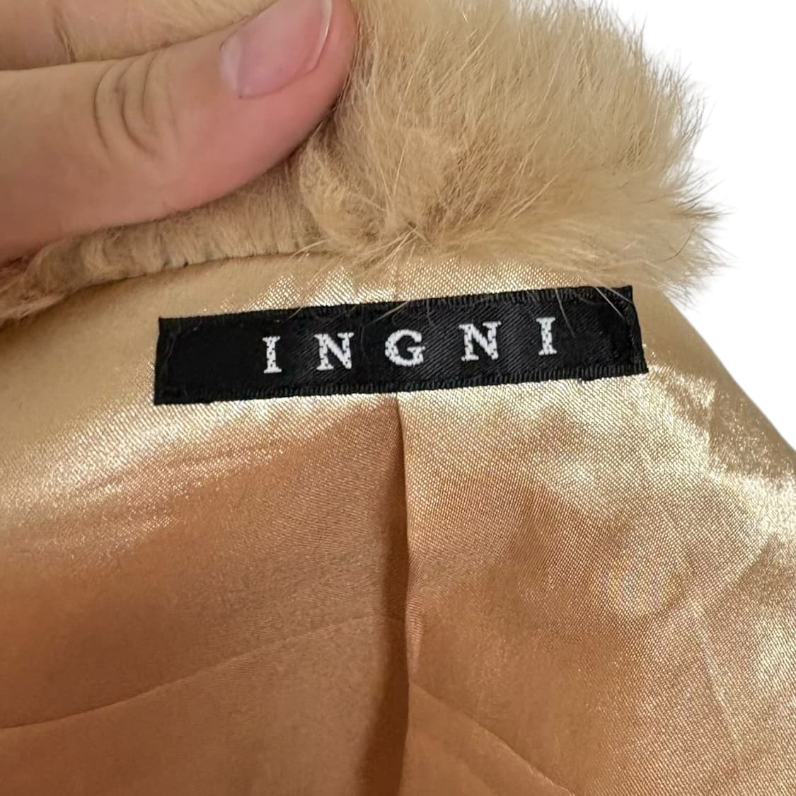 3748 브라운 토끼털 크롭 퍼조끼 퍼베스트 상품이미지4