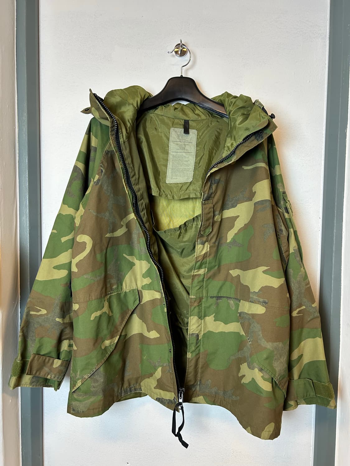 O083 미군 ECWCS GEN1 우드랜드 카모 파카 상품이미지7