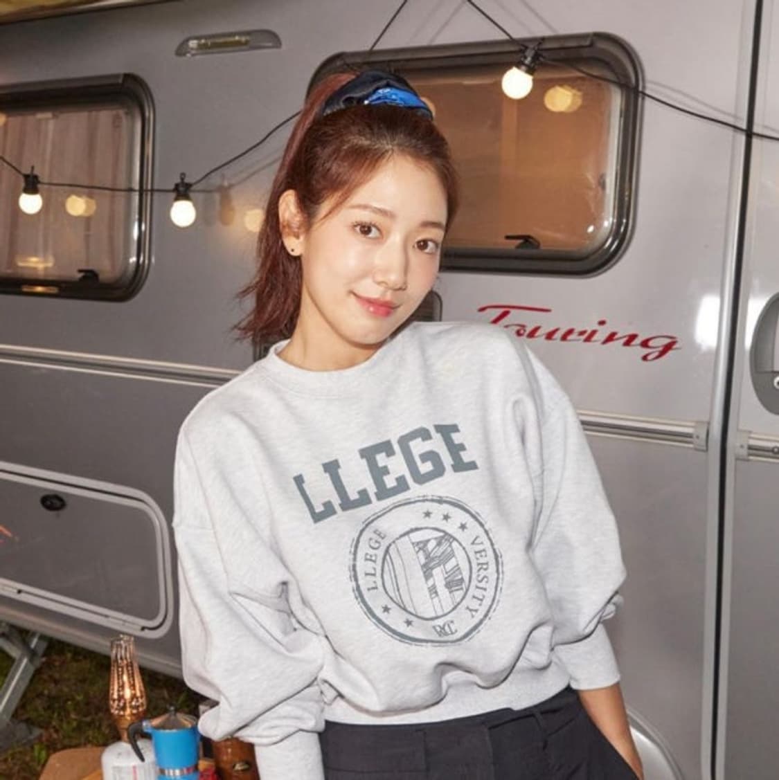 렉토 크롭 맨투맨 (박신혜 착용) 상품이미지2