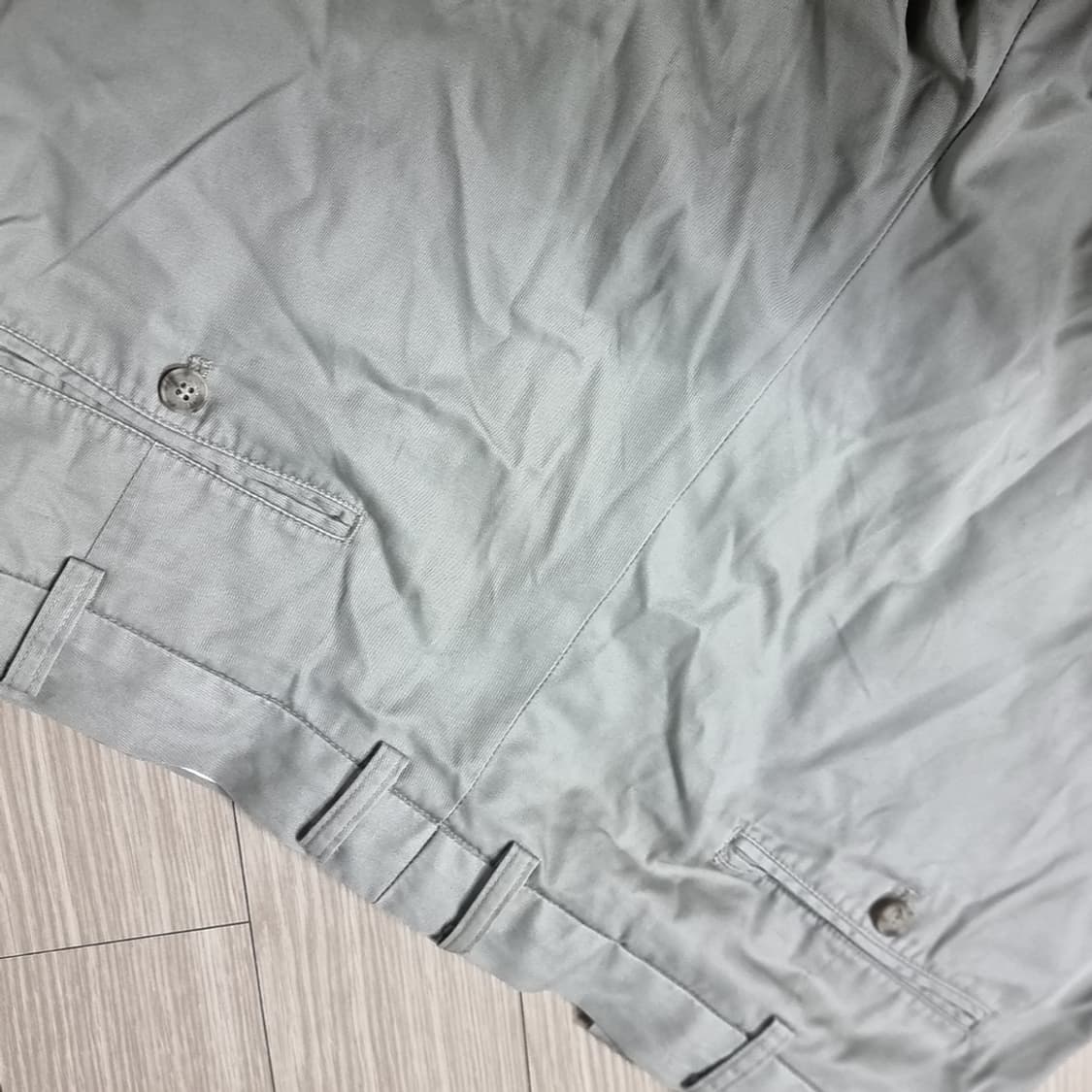 한국제80- 90년대 쌍방울 입생로랑 플리츠 남성 면바지(36-38) 상품이미지3