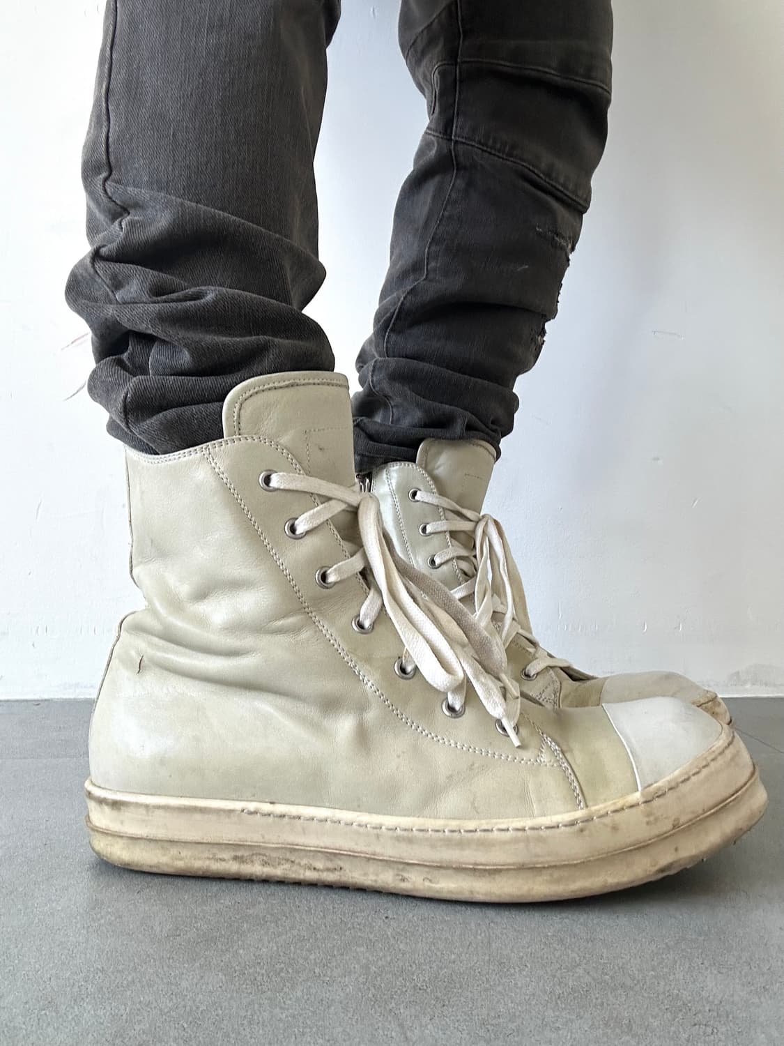 릭오웬스 og 라몬즈 하이 밀크 2010 상품이미지3