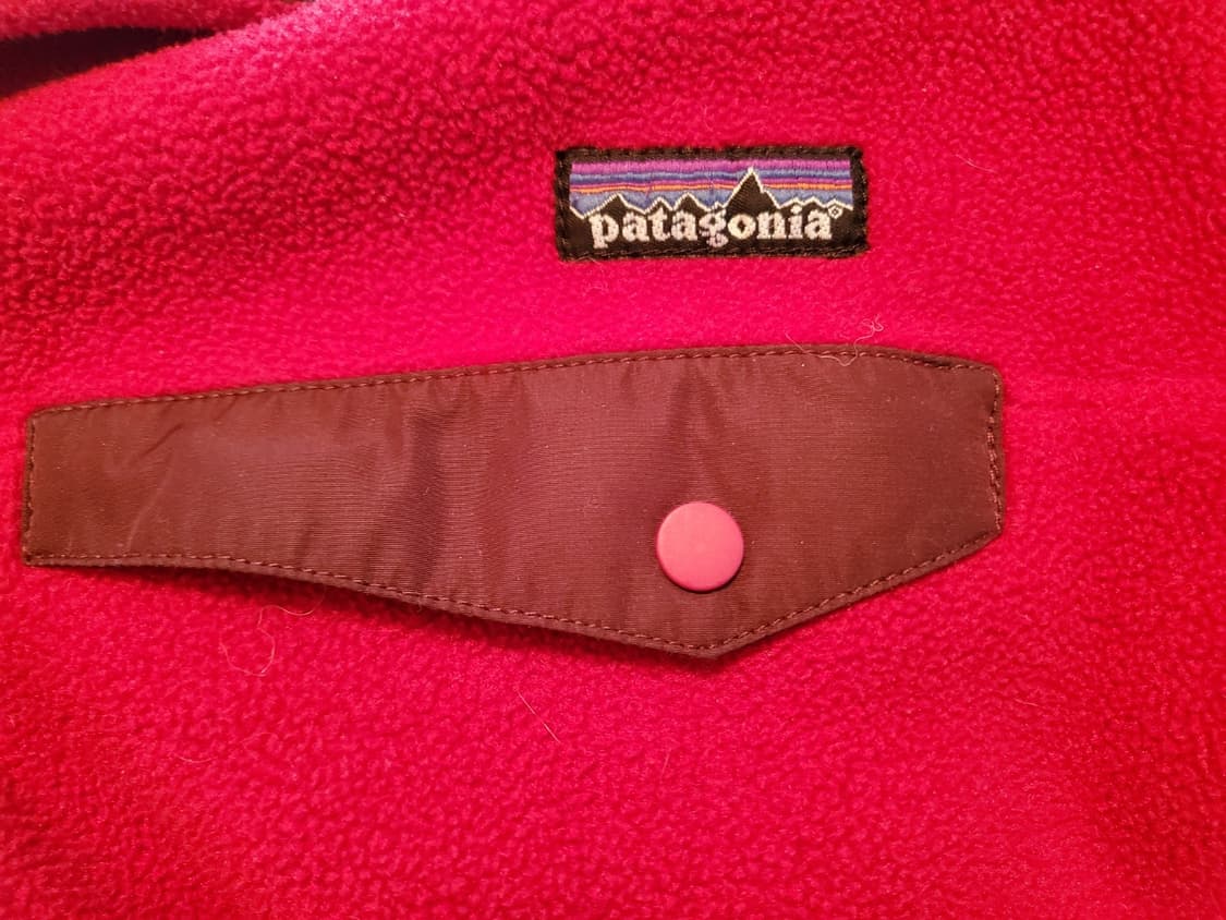 00s 파타고니아 신칠라 스냅-T 레드/브라운 콜롬비아 상품이미지2