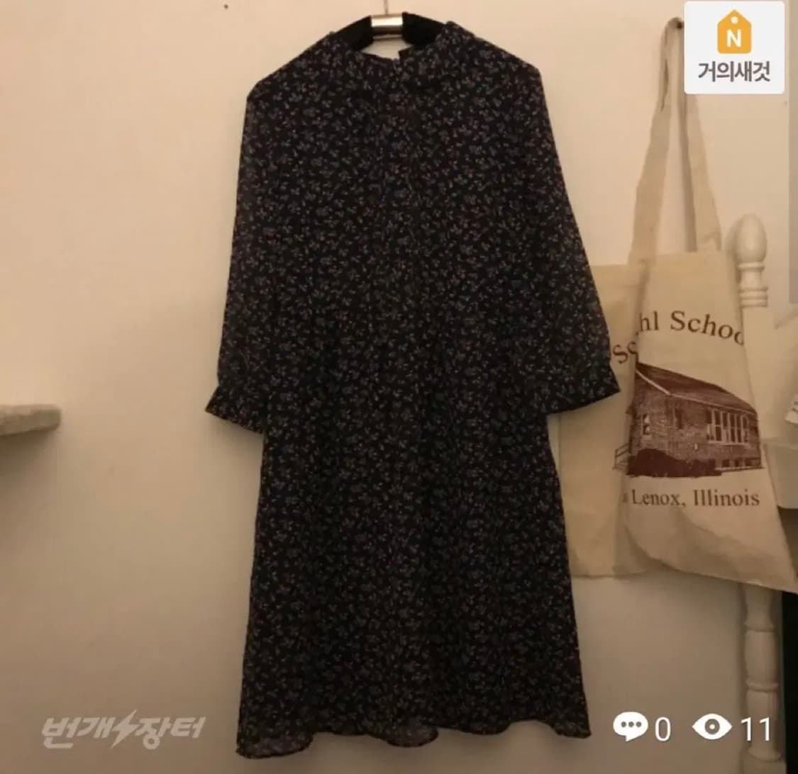 빈티지 유니클로 플라워 원피스  상품이미지1