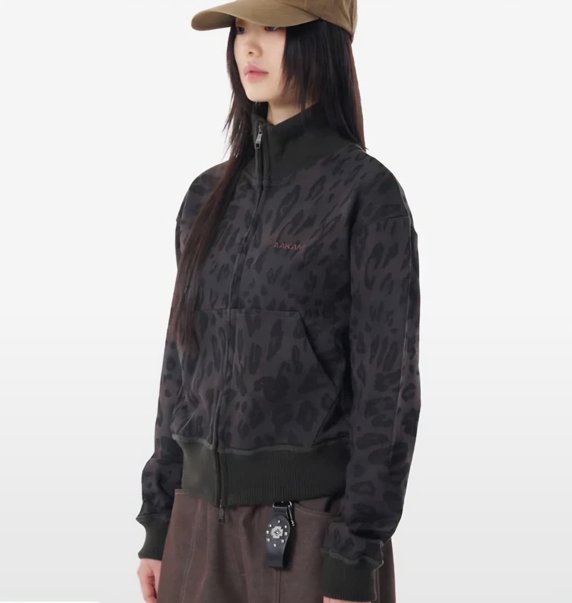 아캄 레오파드 집업 상품이미지1