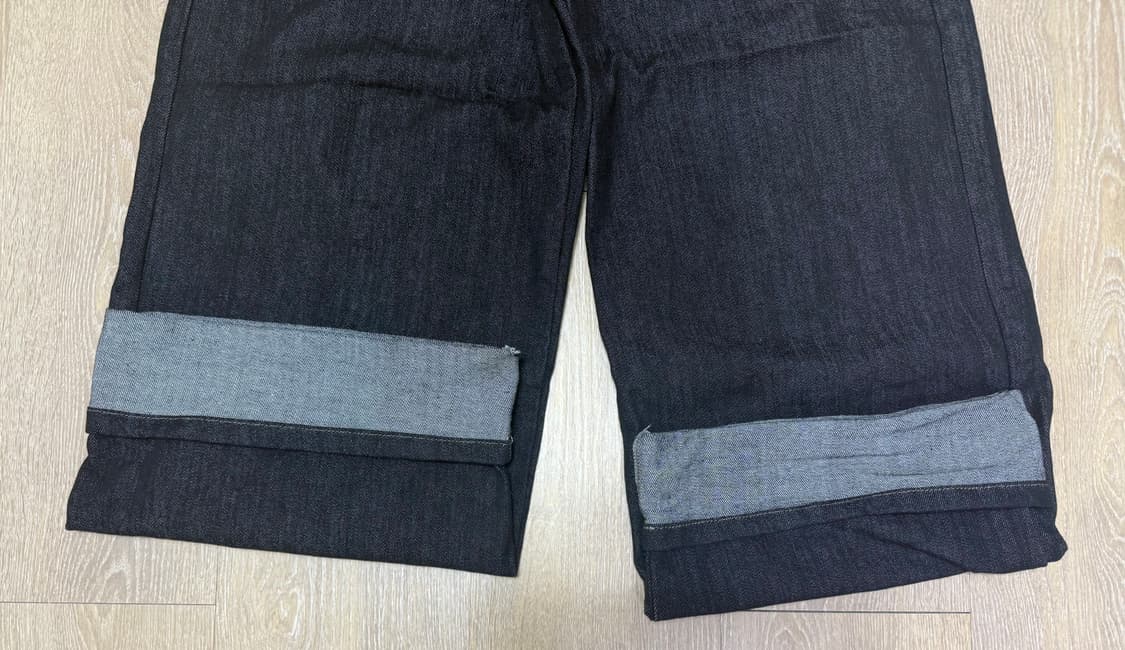 아캄 Cinch Back Denim Pants Black팬츠 1사이즈 상품이미지2