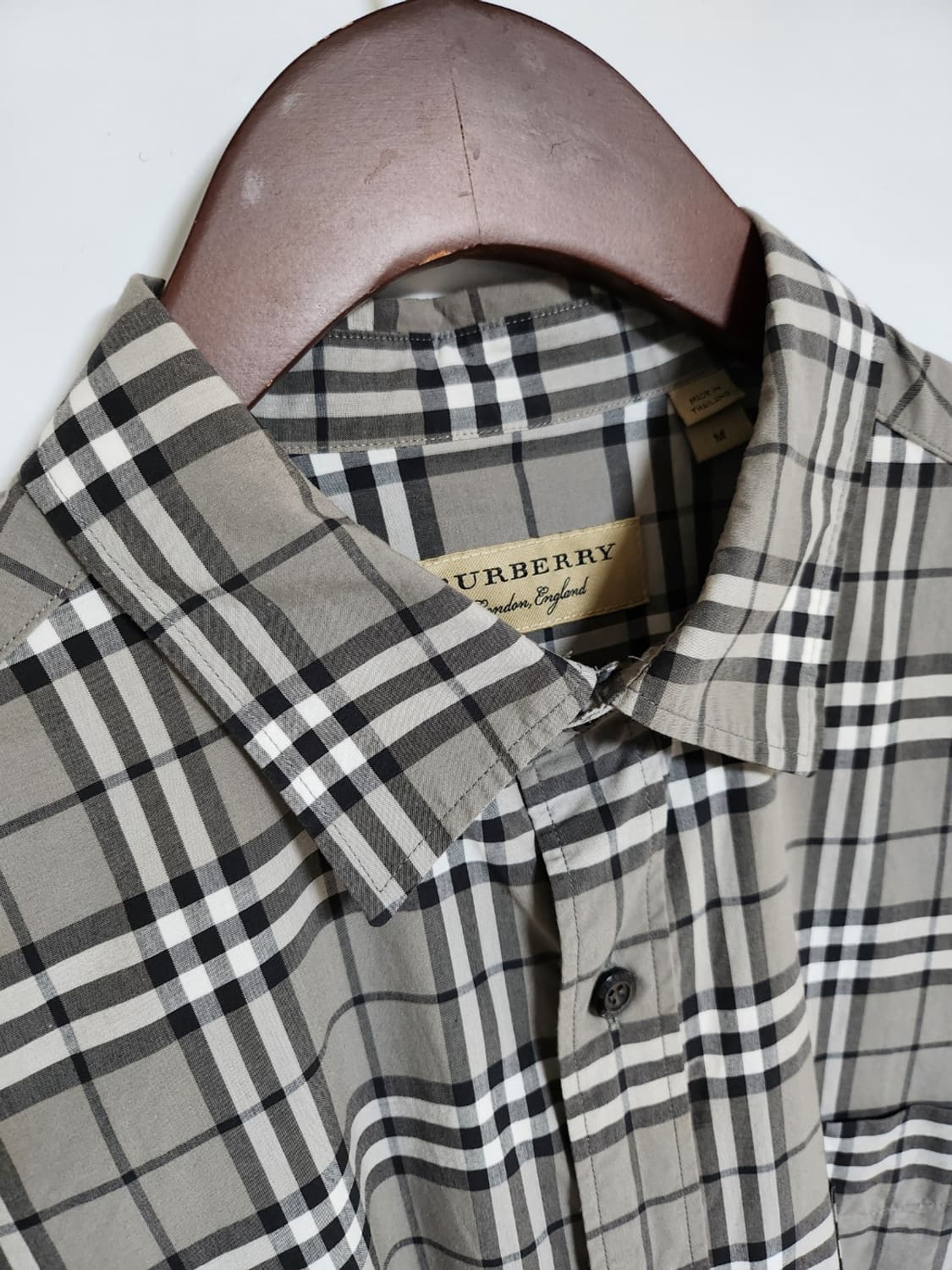 M 버버리 런던 빈티지 체크 코튼 남성 셔츠 8004207 상품이미지2