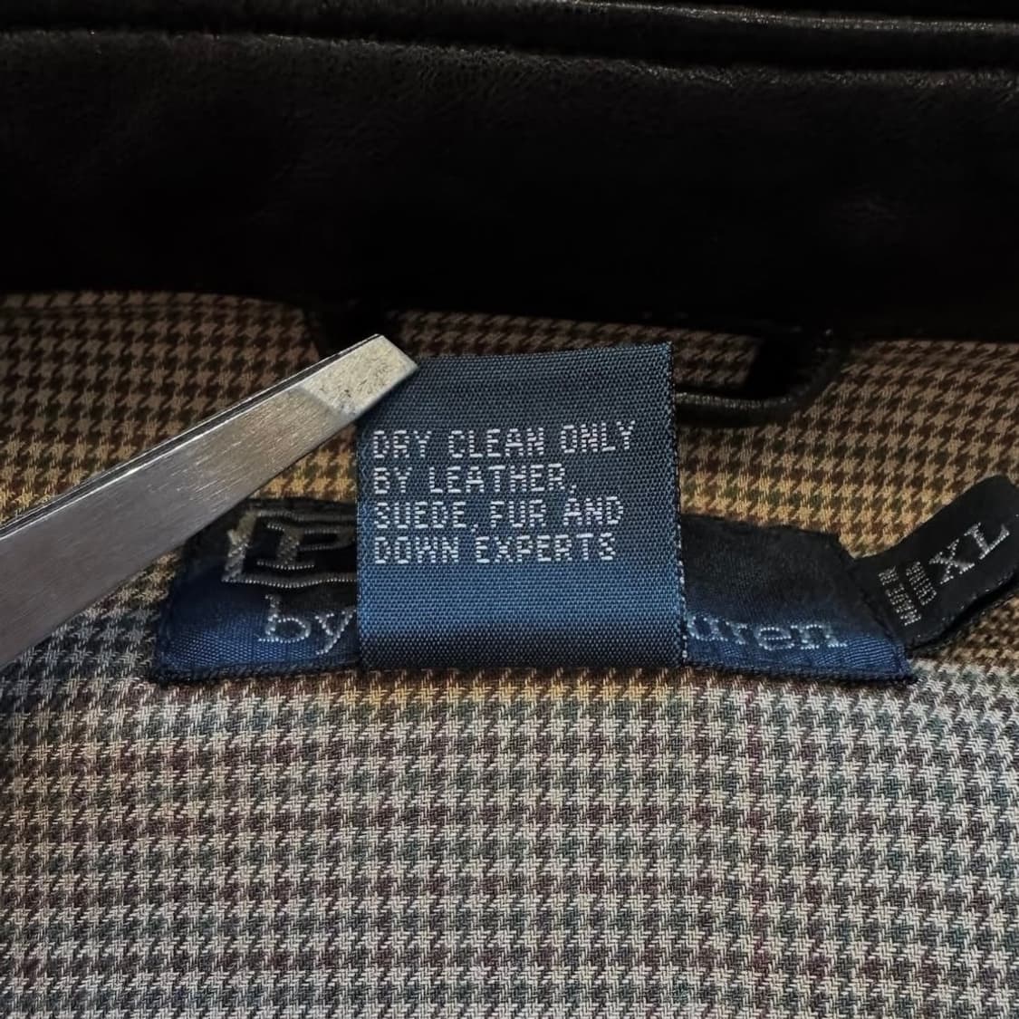 90‘s 폴로랄프로렌 브라운 쉽스킨 자켓 상품이미지9