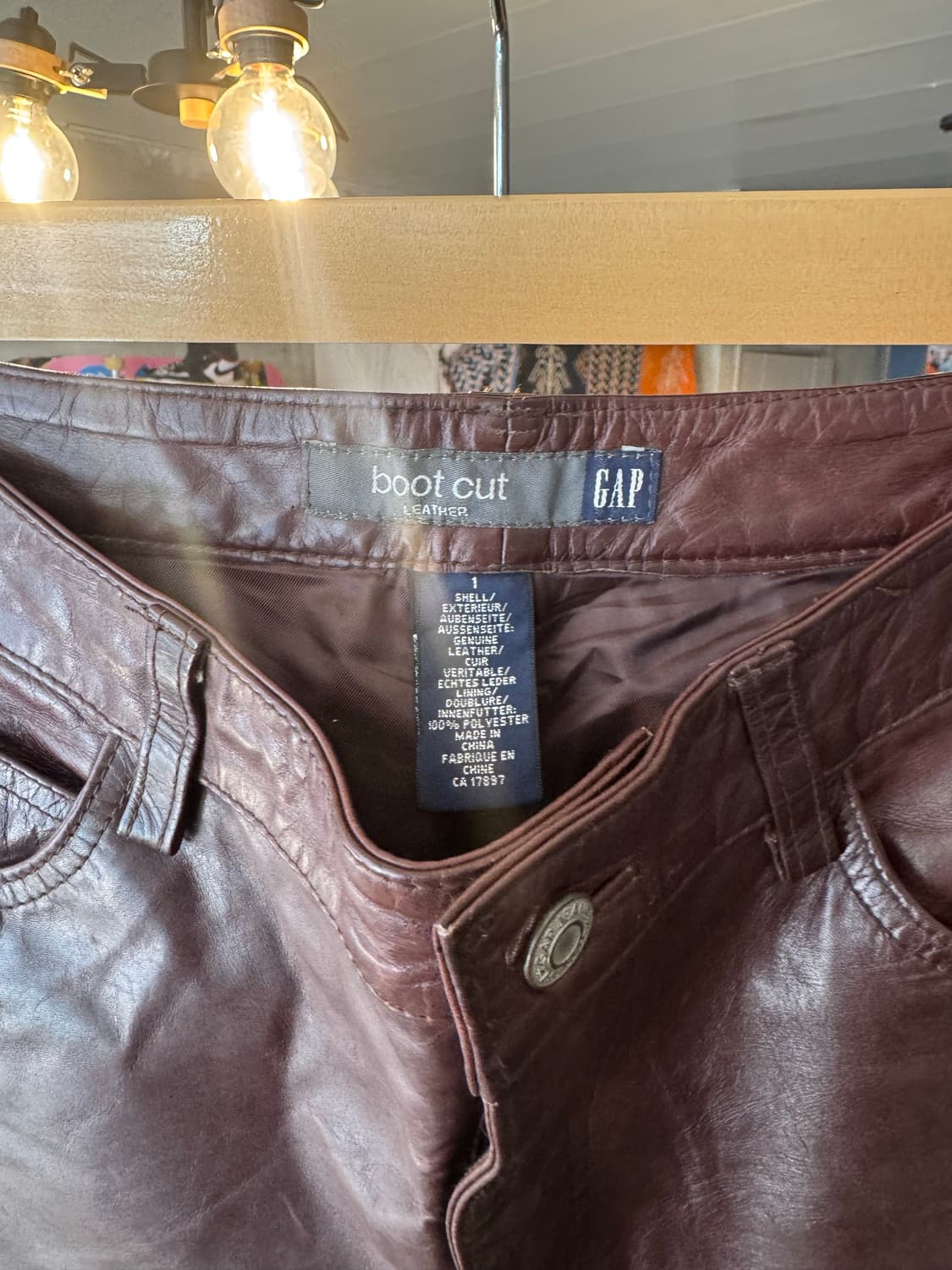 GAP 레더 부츠컷 상품이미지3