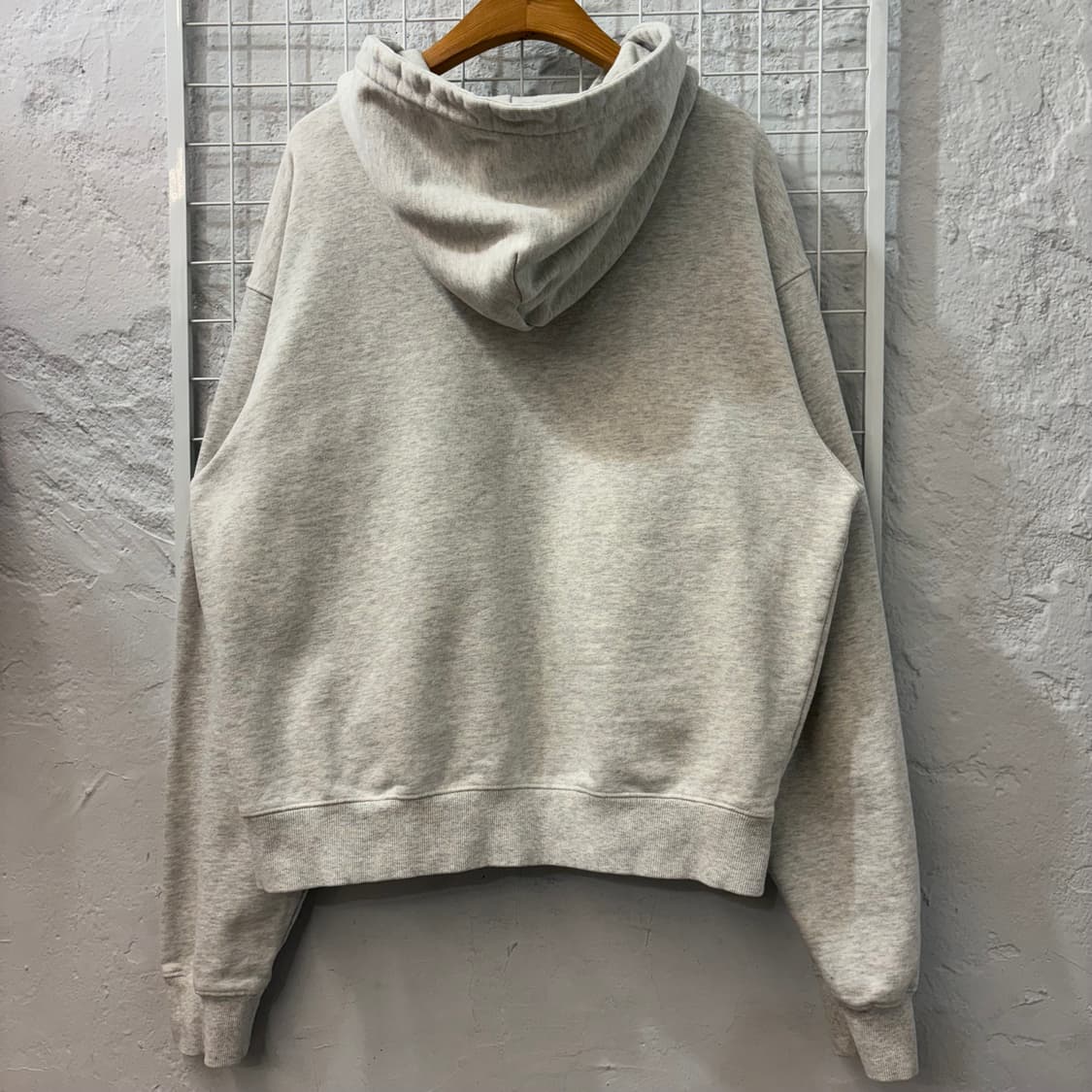 세터 라이트 그레이 투웨이 후드집업 M 상품이미지2