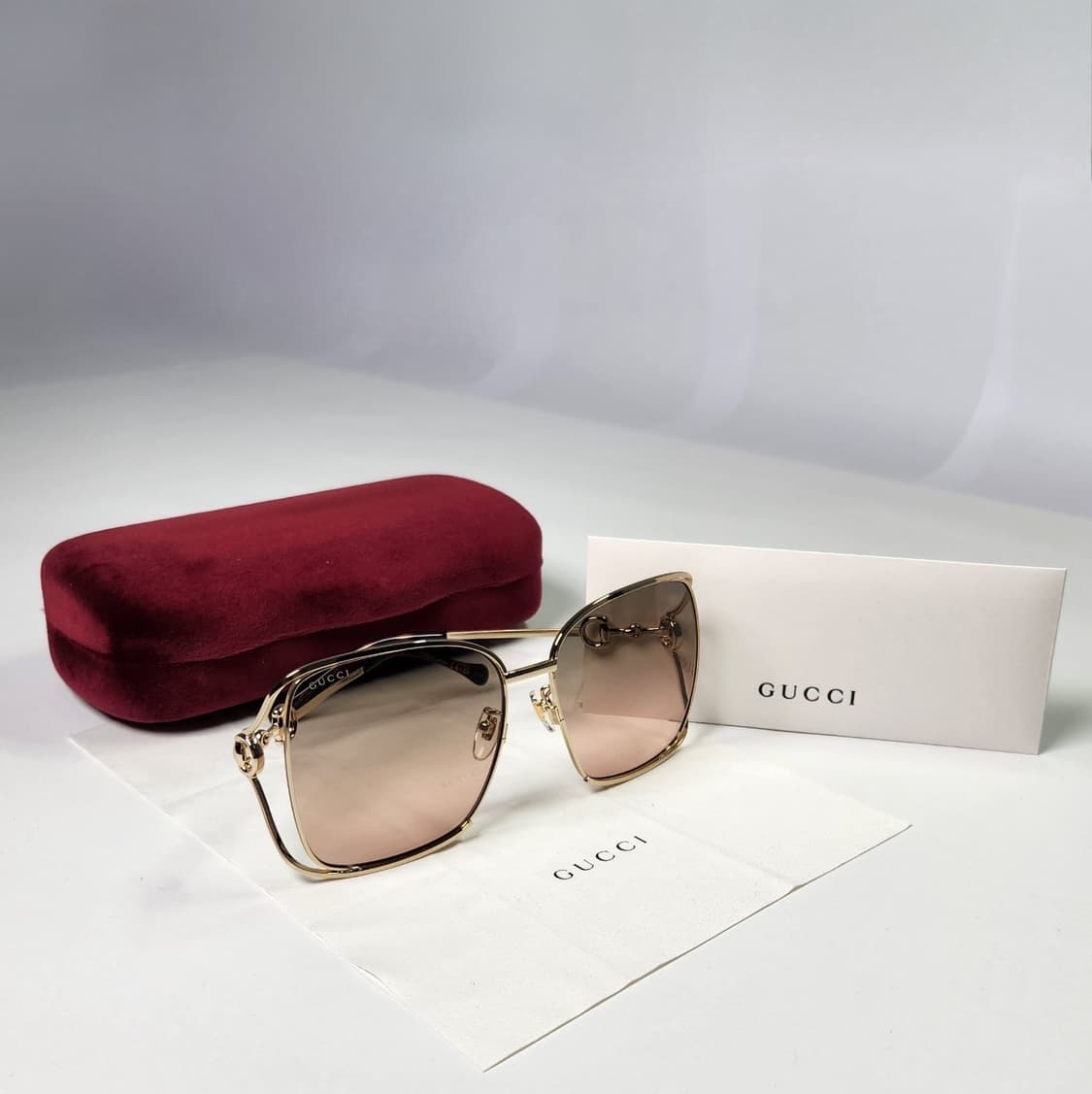 구찌 명품 스퀘어 메탈 선글라스 [새상품&정품] 상품이미지2