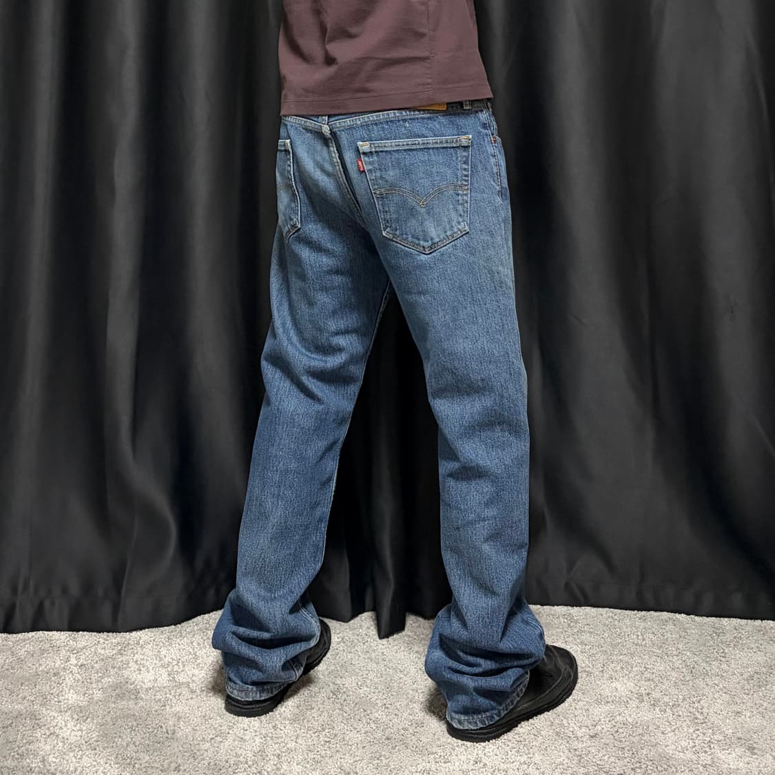 Levis 리바이스 505 레귤러 스트레이트 34/32 데님 상품이미지4