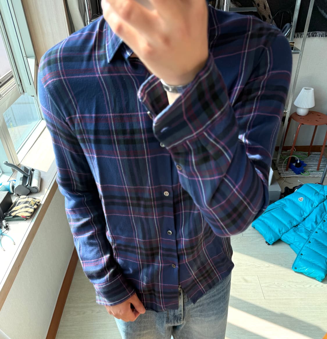라드뮤지션 체크 셔츠 상품이미지1