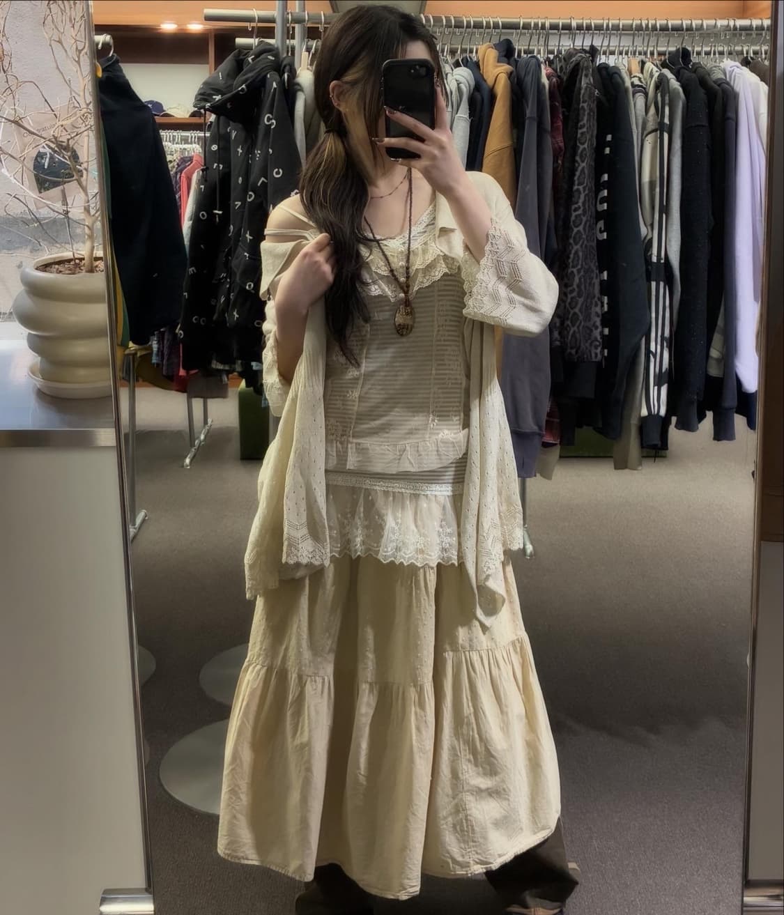 Beige Fairy Mori Look 🧺🧸 상품이미지1