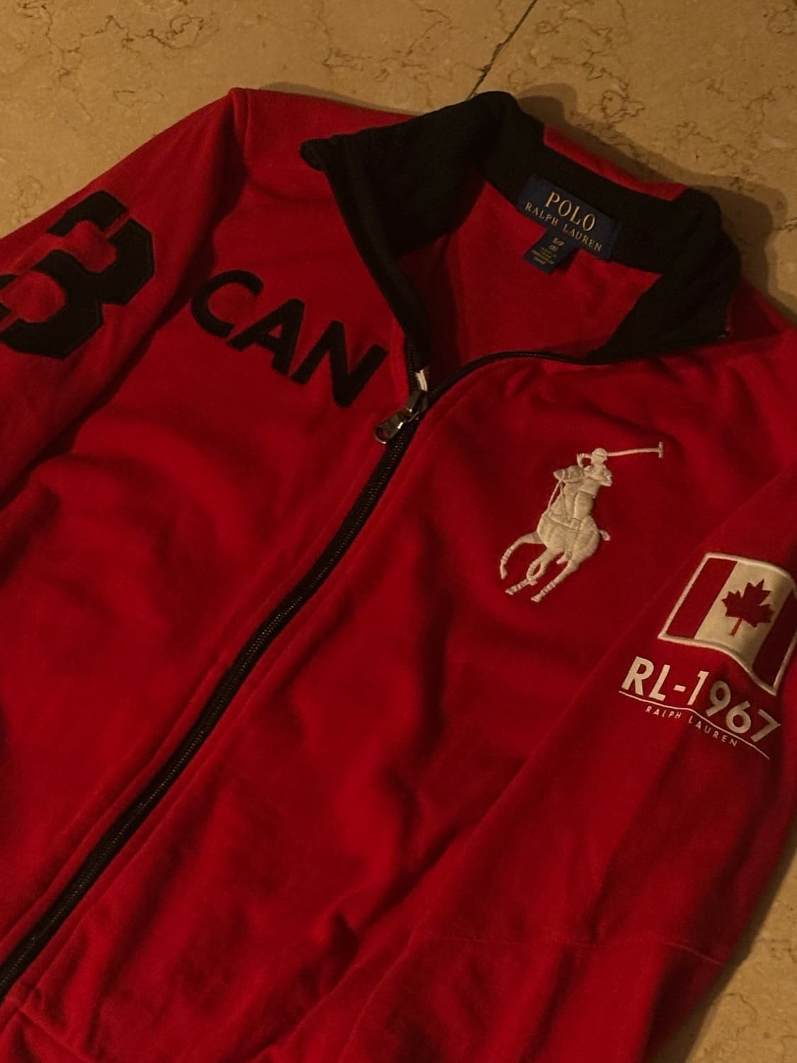 🇨🇦폴로 랄프로렌 빅포니 캐나다 레이싱 집업 상품이미지1