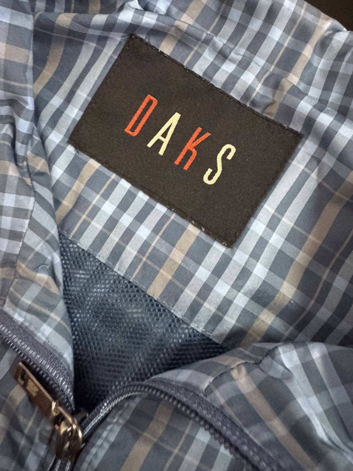 닥스 daks 골프 체크 패턴 바람막이 자켓 XL 상품이미지3