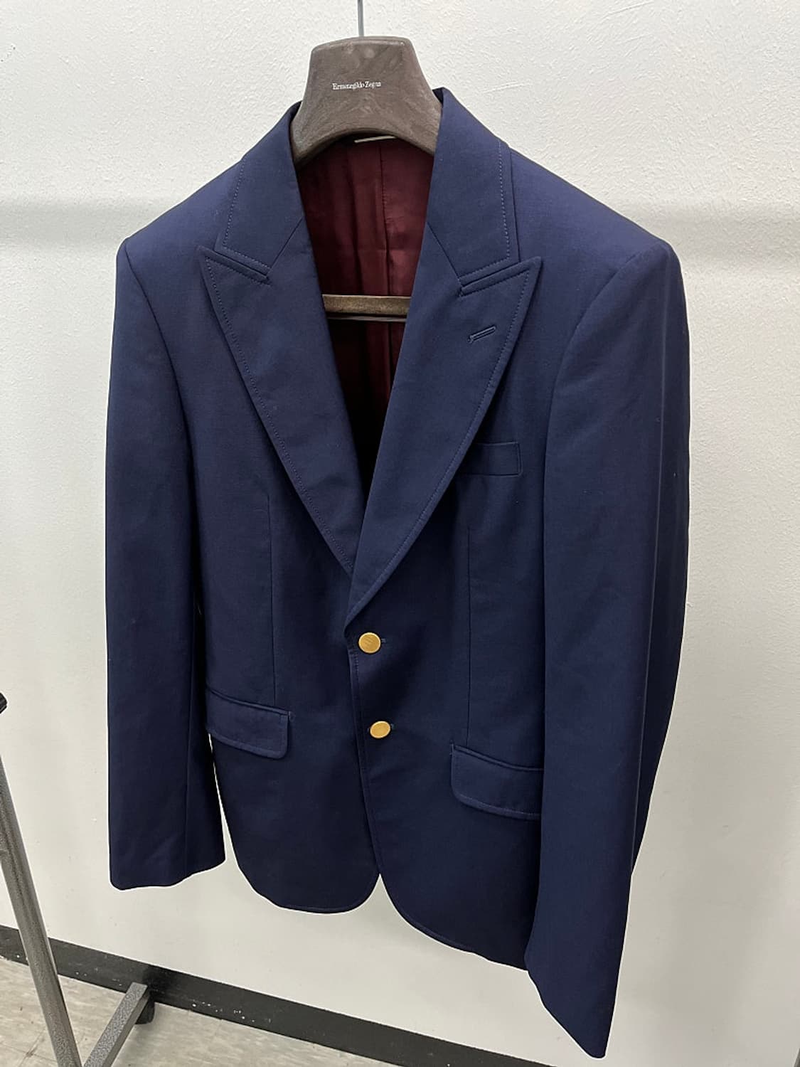 105) 구찌  네이비 금장콤비 춘추 자켓 상품이미지1