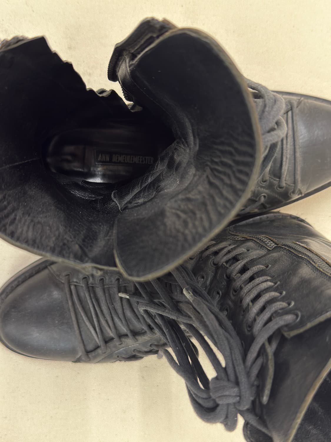 Ann demeulemeester / triple lace boots  상품이미지5