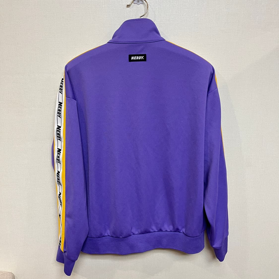 (M) 널디(NERDY) 퍼플 트랙탑 져지 재킷 상품이미지2