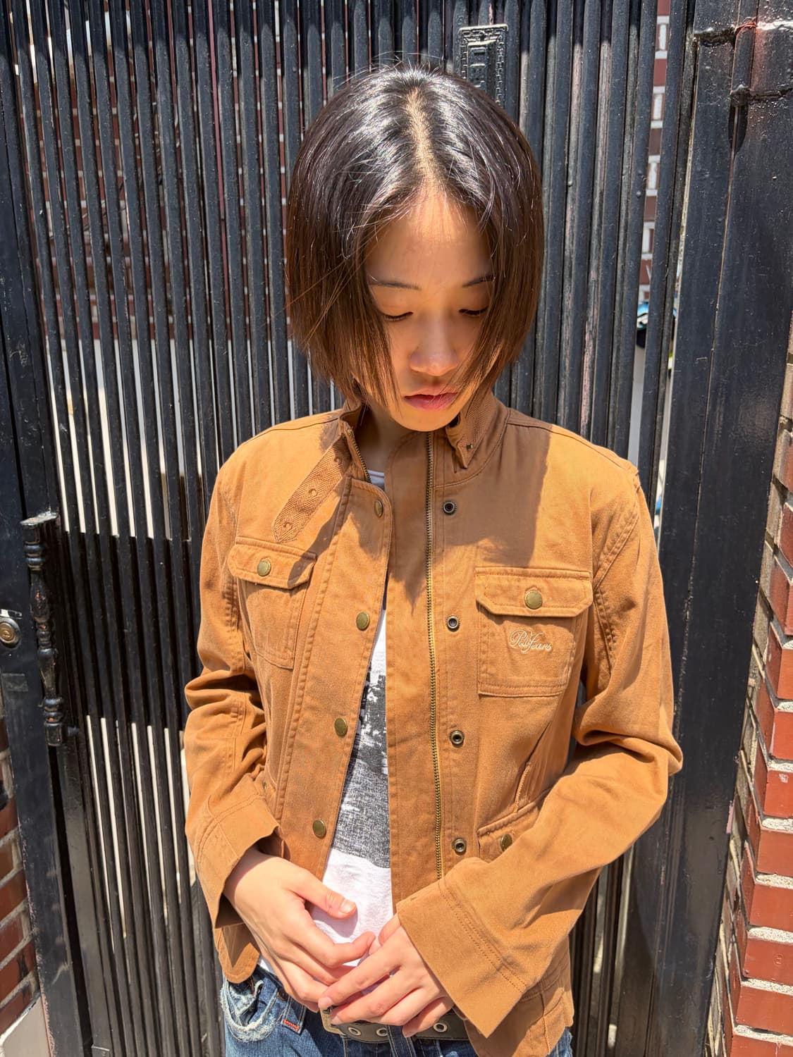 Polo Jeans 밀리터리 코튼 라이더 자켓 M  상품이미지2