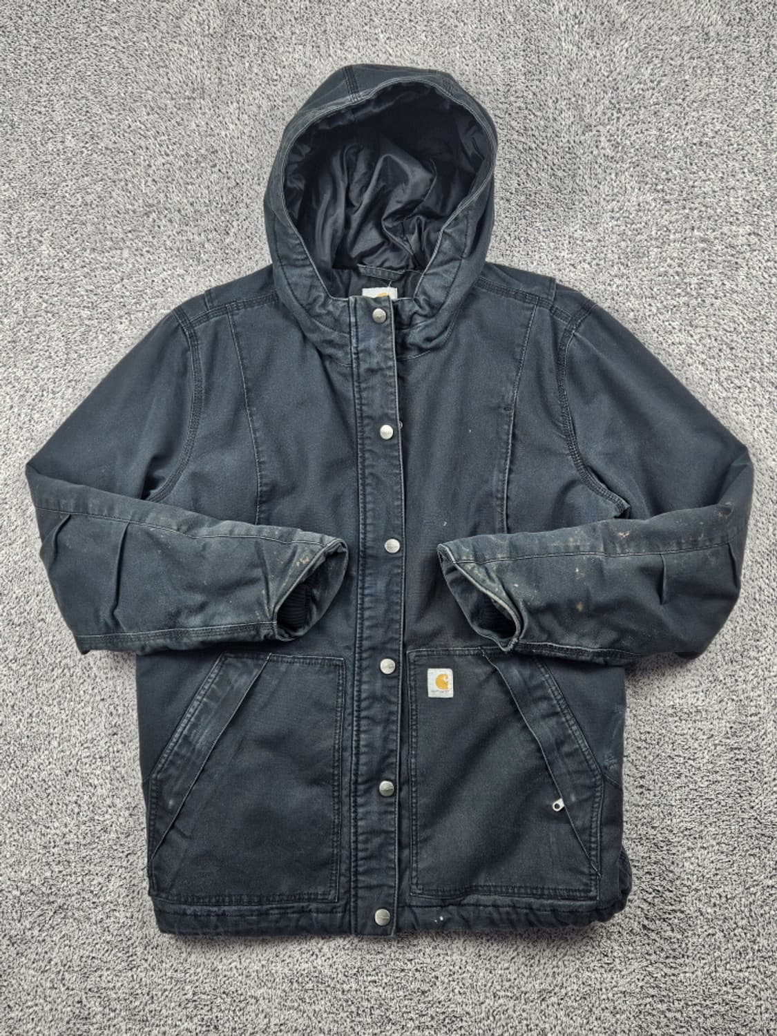 칼하트 퀵덕 풀스윙 캔버스 후드 워크 자켓 ( L ) / 10367 상품이미지2