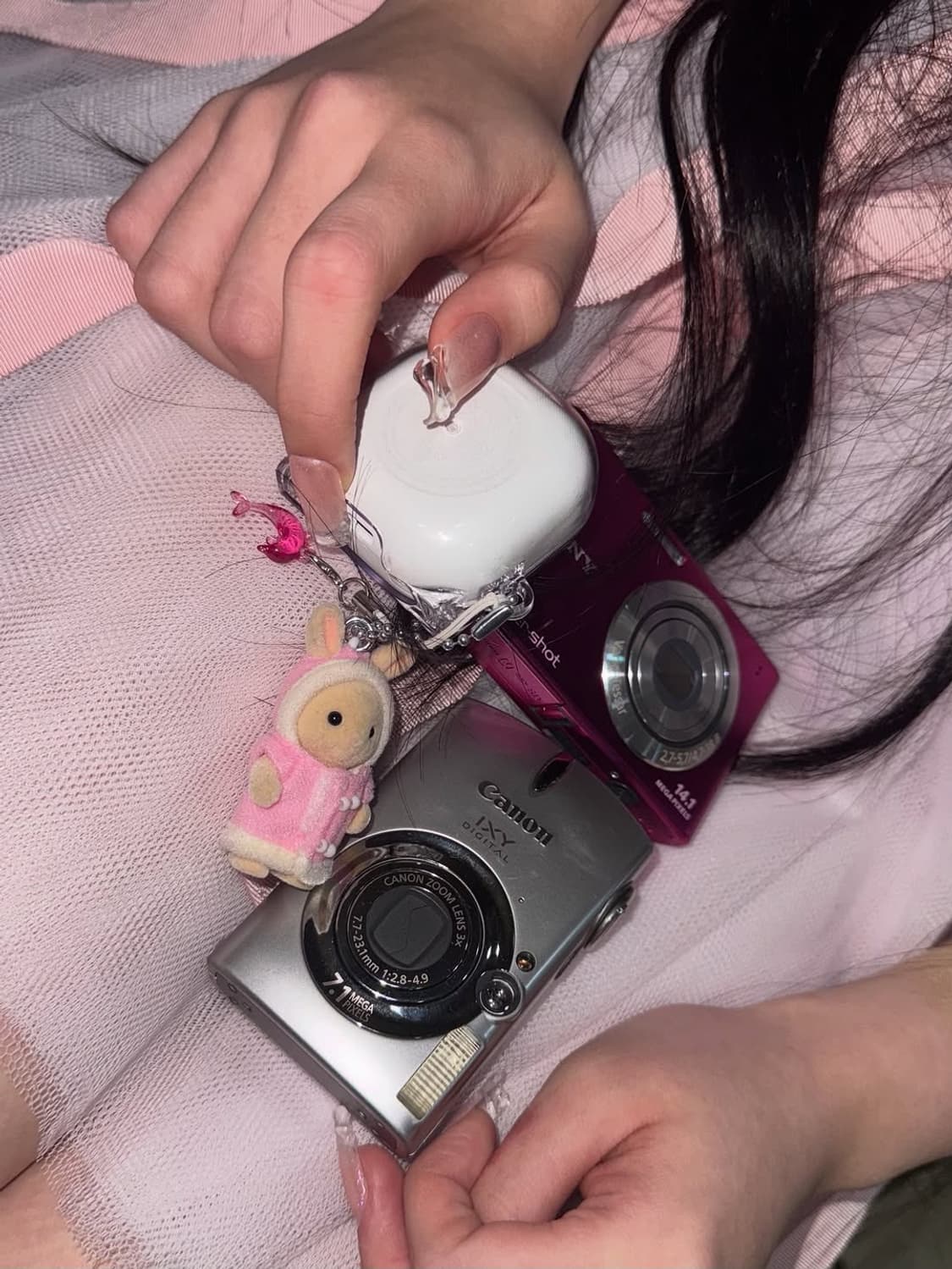 소니 사이버샷 DSC-W530 핑크 디카 디지털카메라 아일릿 상품이미지4