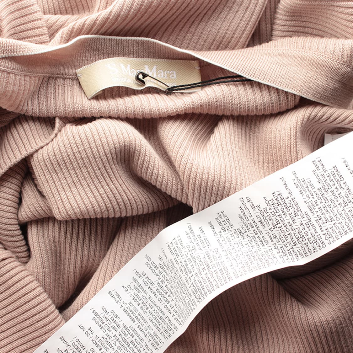 S막스마라 라벤더 골지 니트 상의 55, 66 상품이미지3