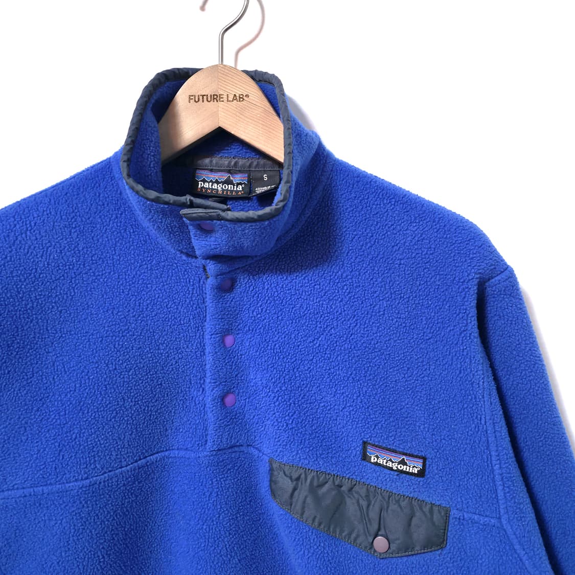 [S] 00s 파타고니아 신칠라 스냅티 로얄 블루 상품이미지3