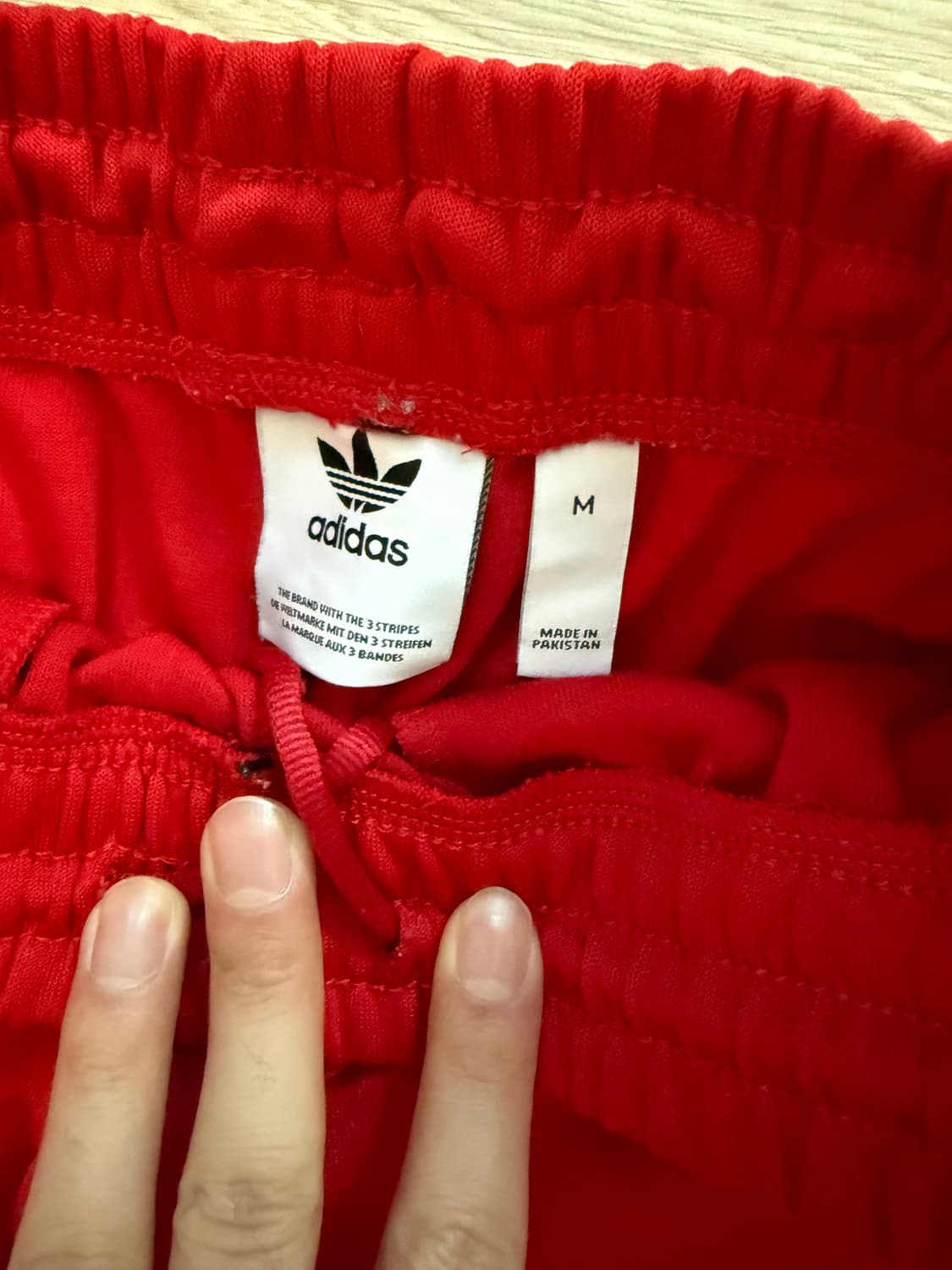 [M]아디다스 조거팬츠 레드 상품이미지2