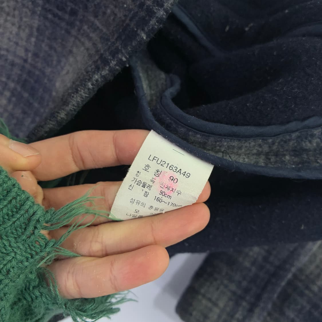 Lee 리 오리지널 90's 타탄 울 자켓 상품이미지5