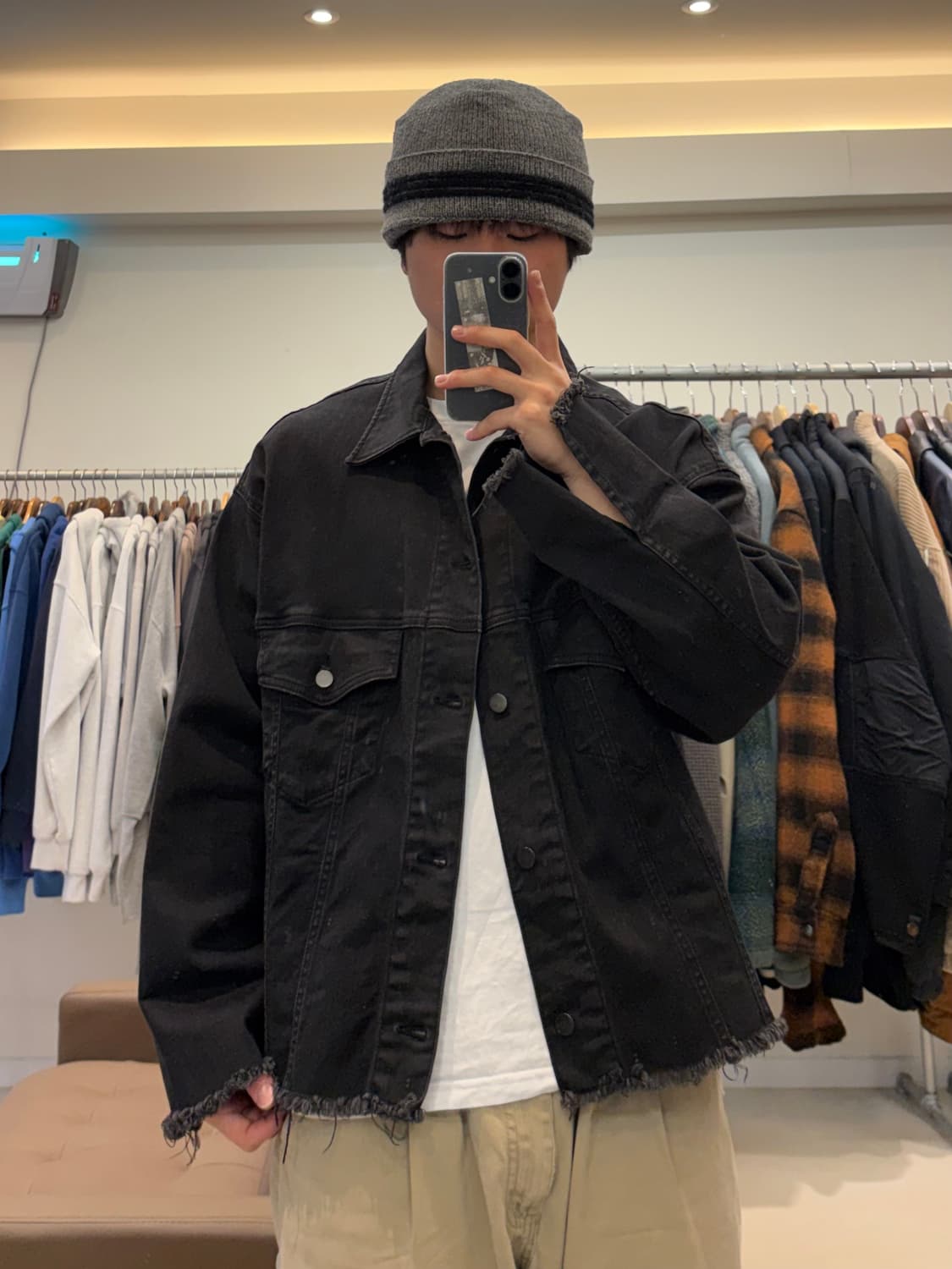 HARE 데미지 크롭 자켓 상품이미지9