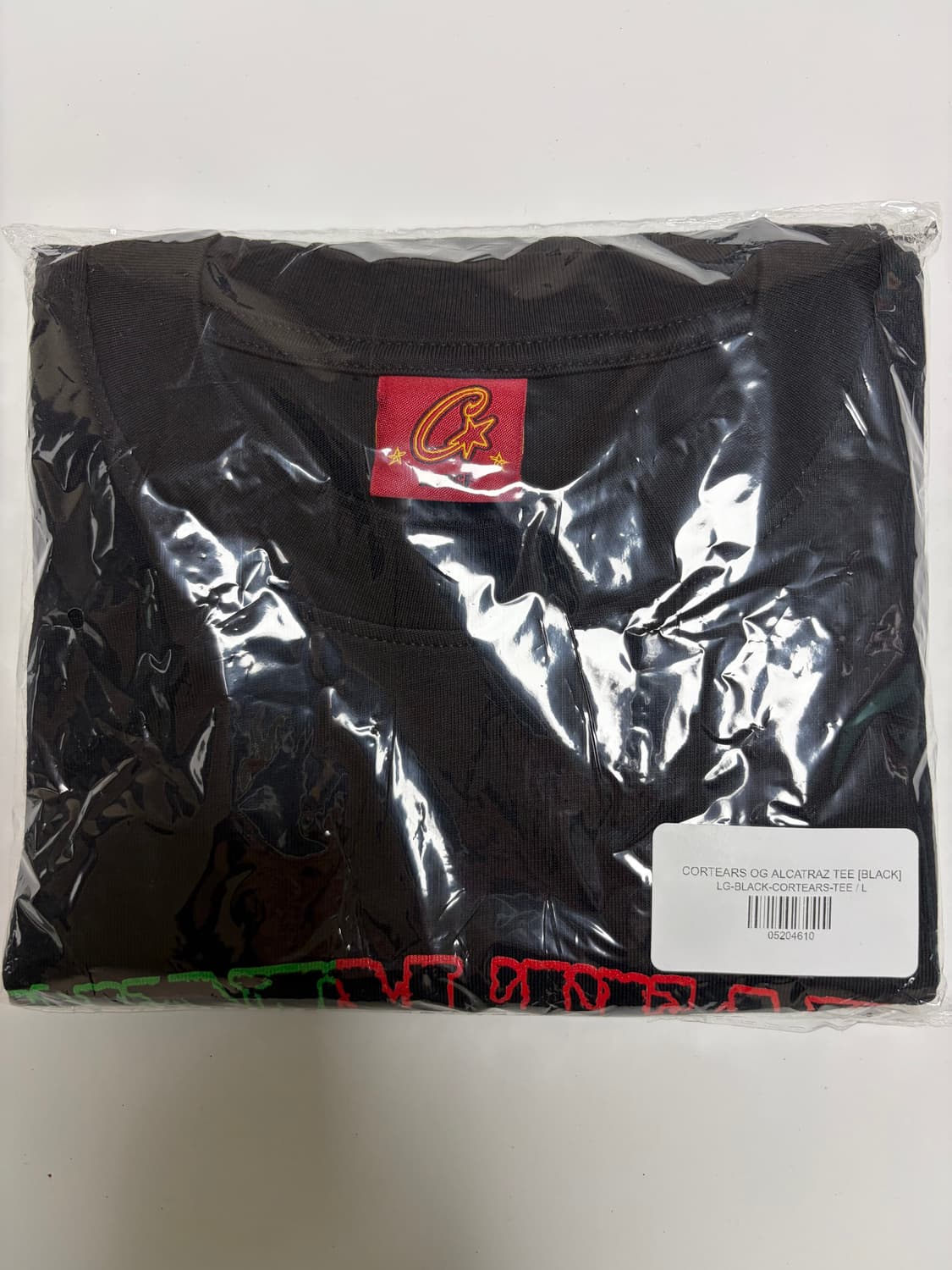 코르테이즈x데님티어스 OG 알카트라즈 티셔츠 블랙 L (새상품) 상품이미지1