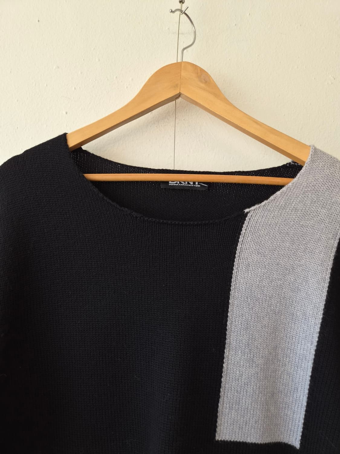 DKNY 남성(여성가능) 루즈핏배색울니트 XL사이즈 상품이미지1