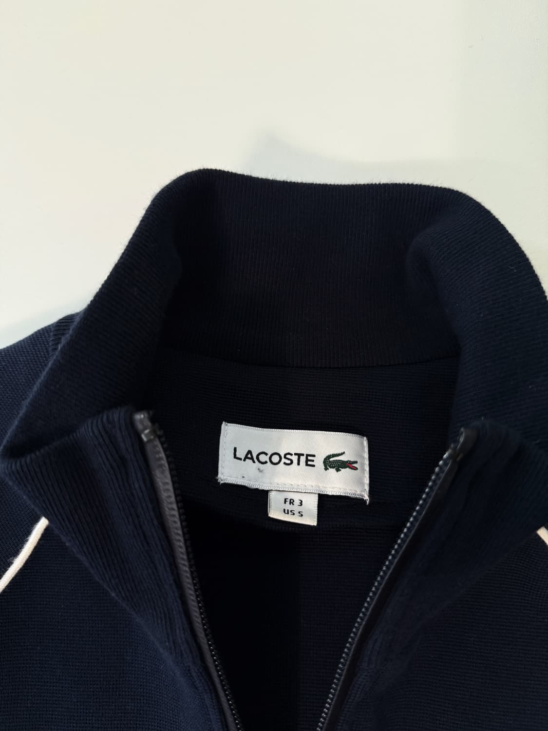 라코스테 루즈핏 네이비 트랙 집업 자켓  상품이미지4