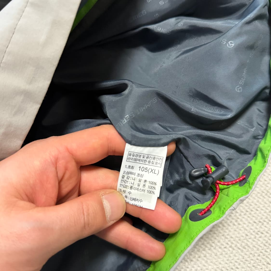 노스페이스 써밋시리즈 고어텍스 바람막이 자켓 상품이미지3