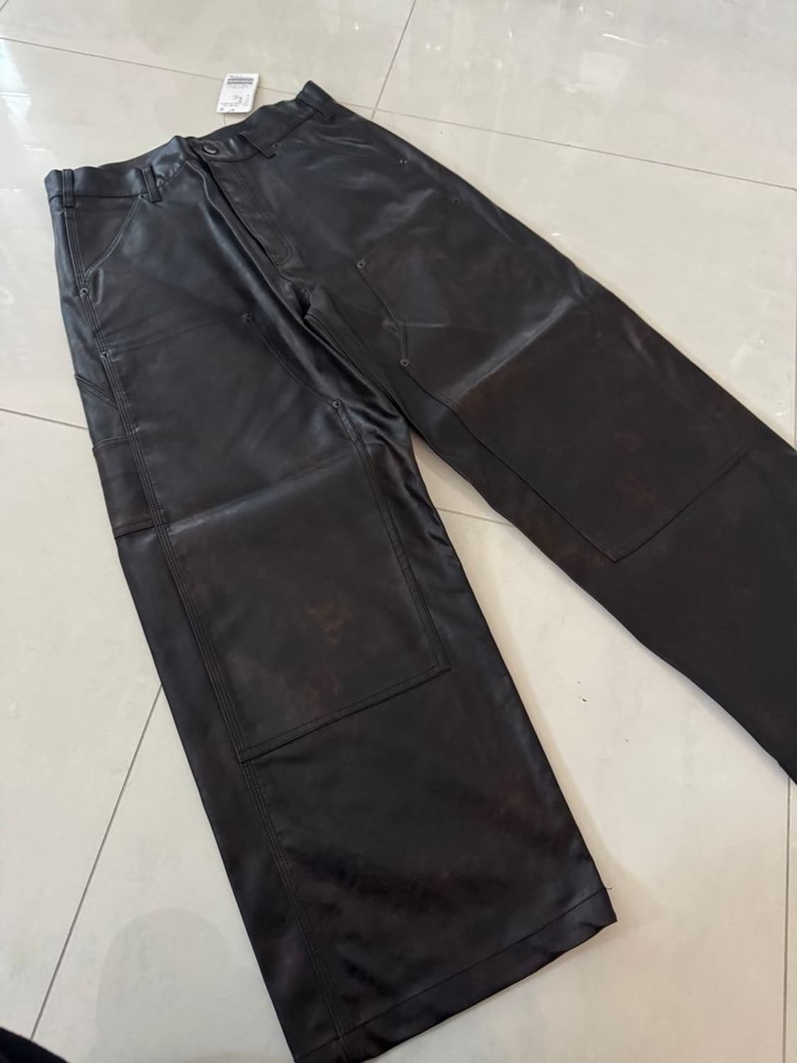 J FADE FAKELETHER DOUBLEKNEE PANTS 더블니팬츠 상품이미지1