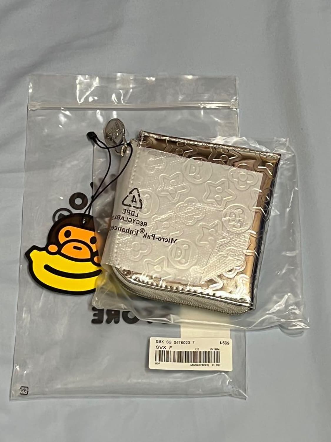 베이프 베이비 마일로 미니 지퍼 가죽 지갑 BABY MILO 상품이미지2