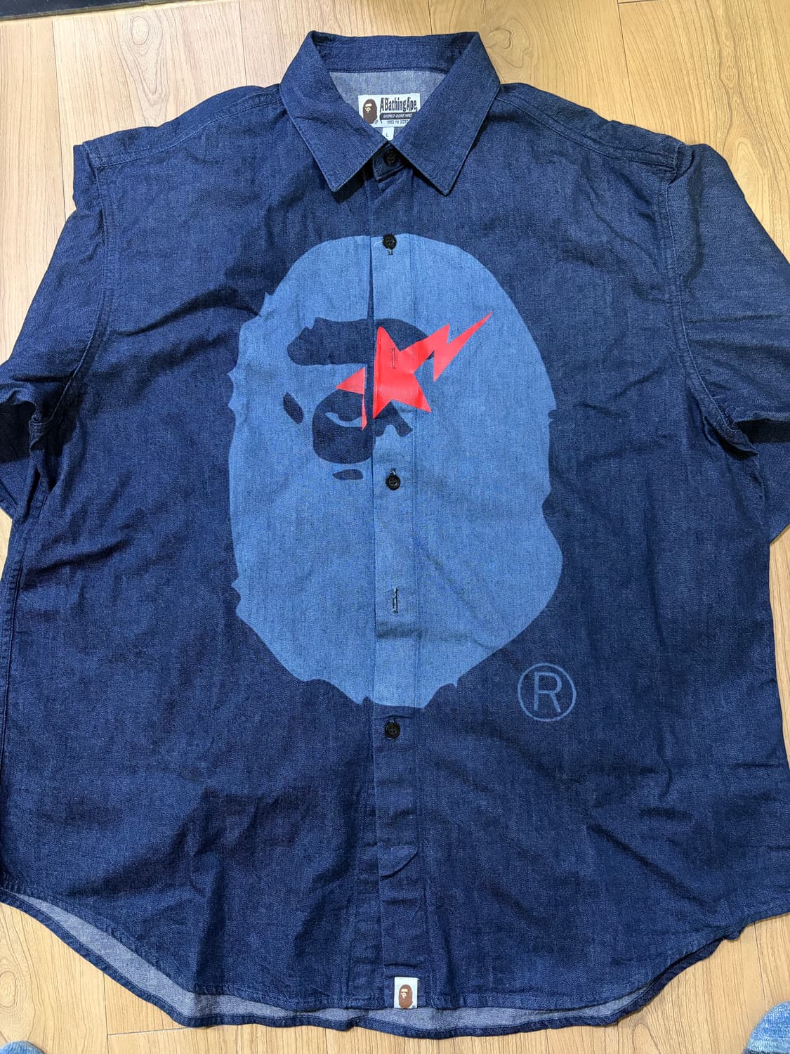 BAPE STA Ape Head Relaxed FIt Denim 상품이미지4