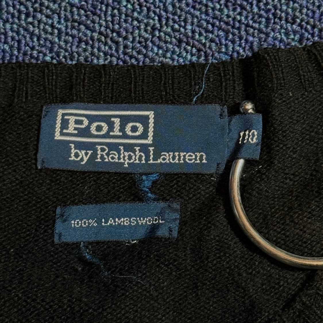 폴로 랄프로렌 블랙 브이넥 니트 상품이미지4