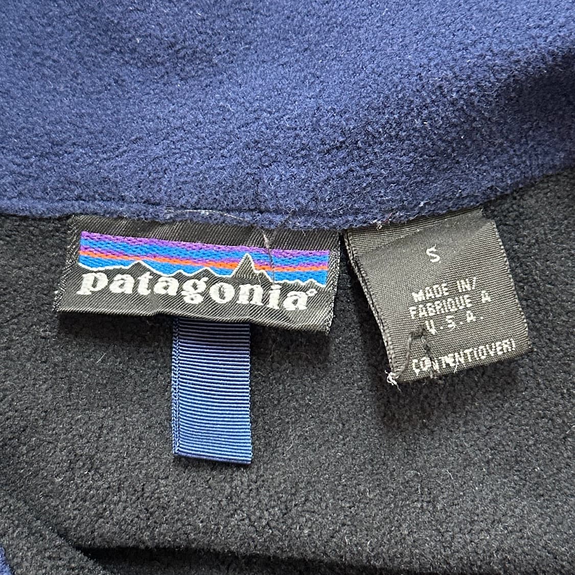 90s USA 파타고니아 후리스 집업 자켓 S 상품이미지6