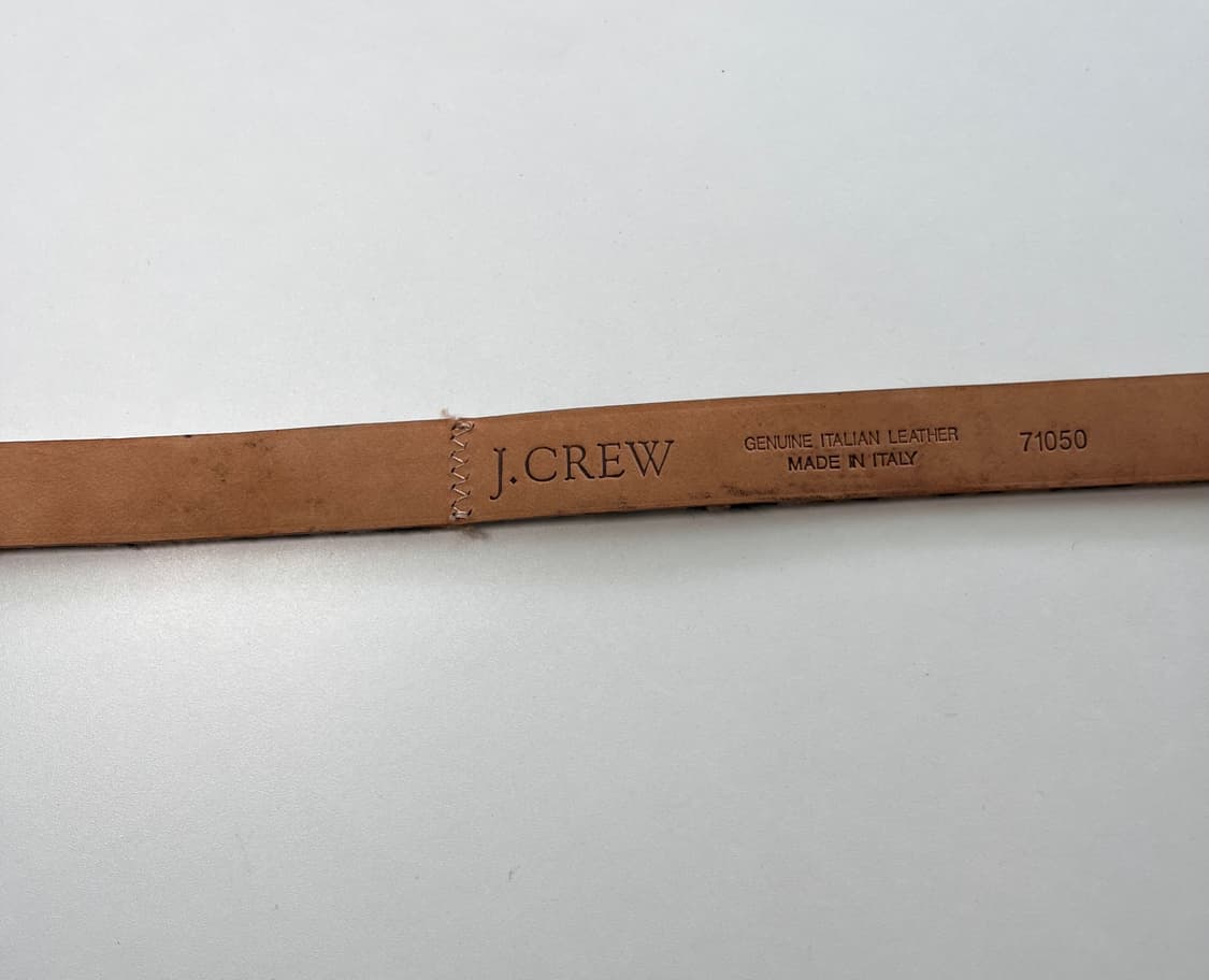 J.crew 레오파드 송치 벨트 made in italy 상품이미지5